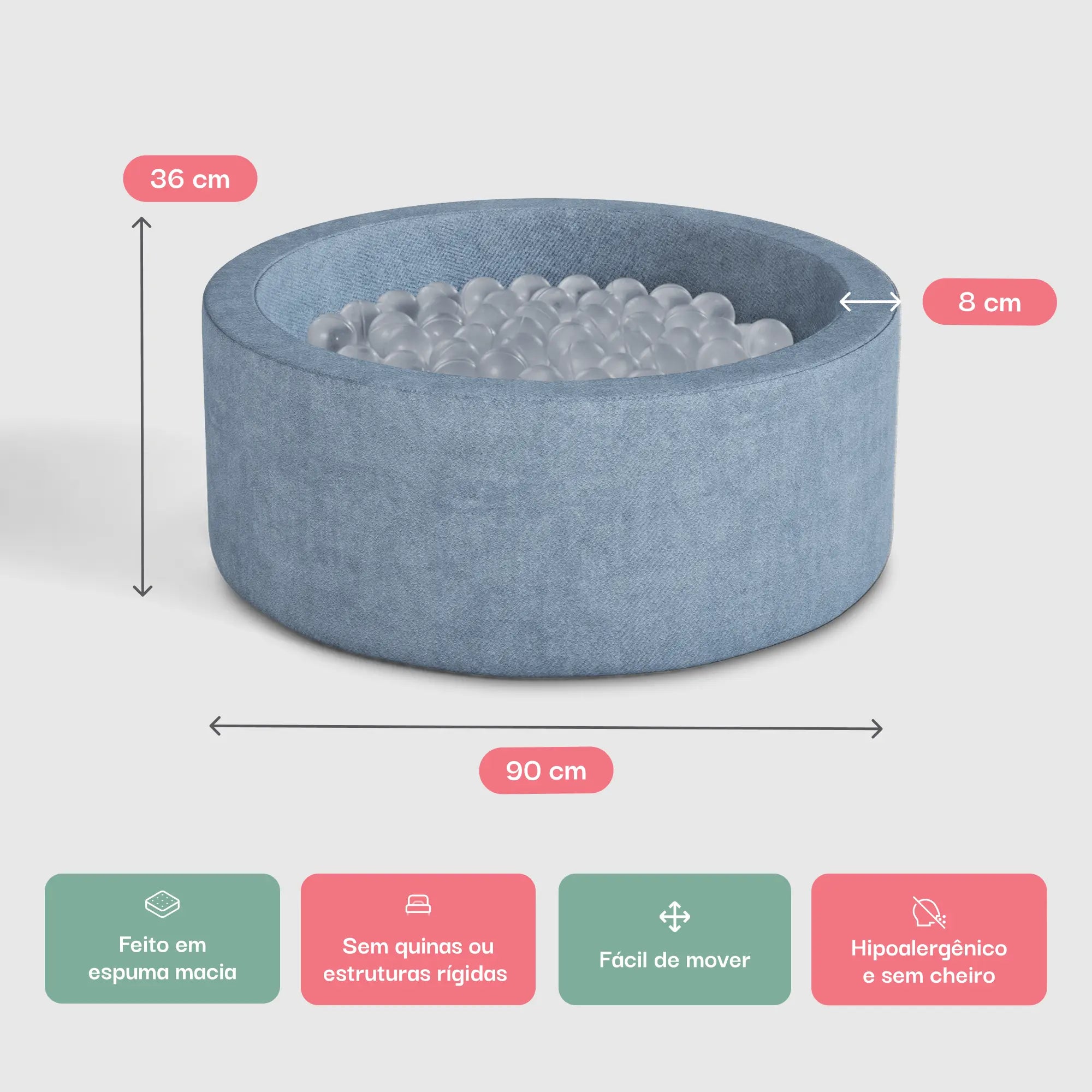 Pool Kids - Azul Claro | Little Duck