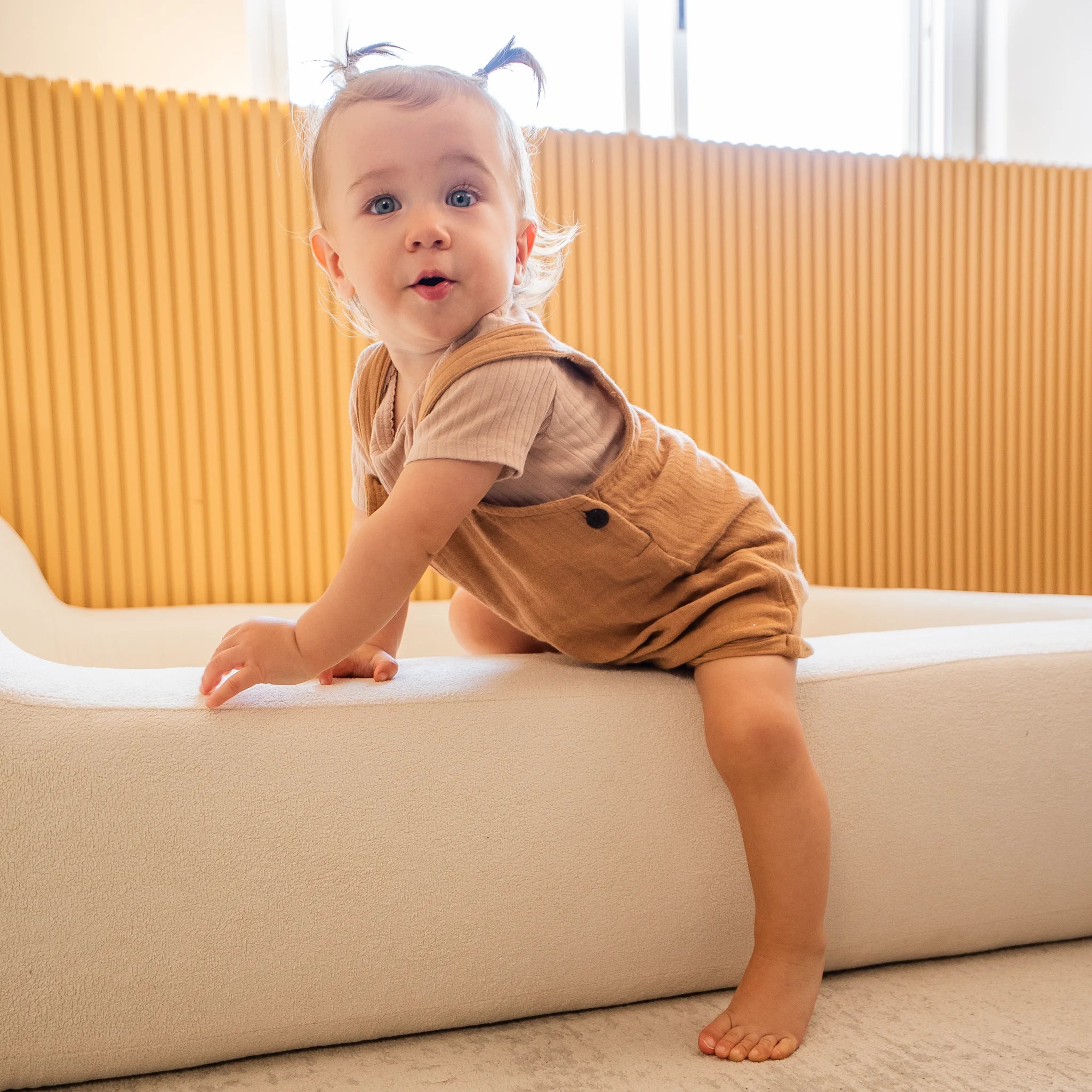 Cama Montessoriana Casal - Linho | Little Duck
