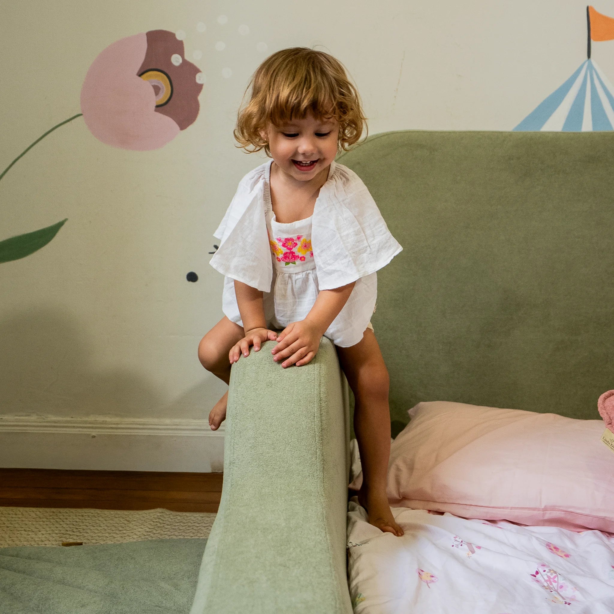 Cama Montessoriana Casal - Verde | Little Duck