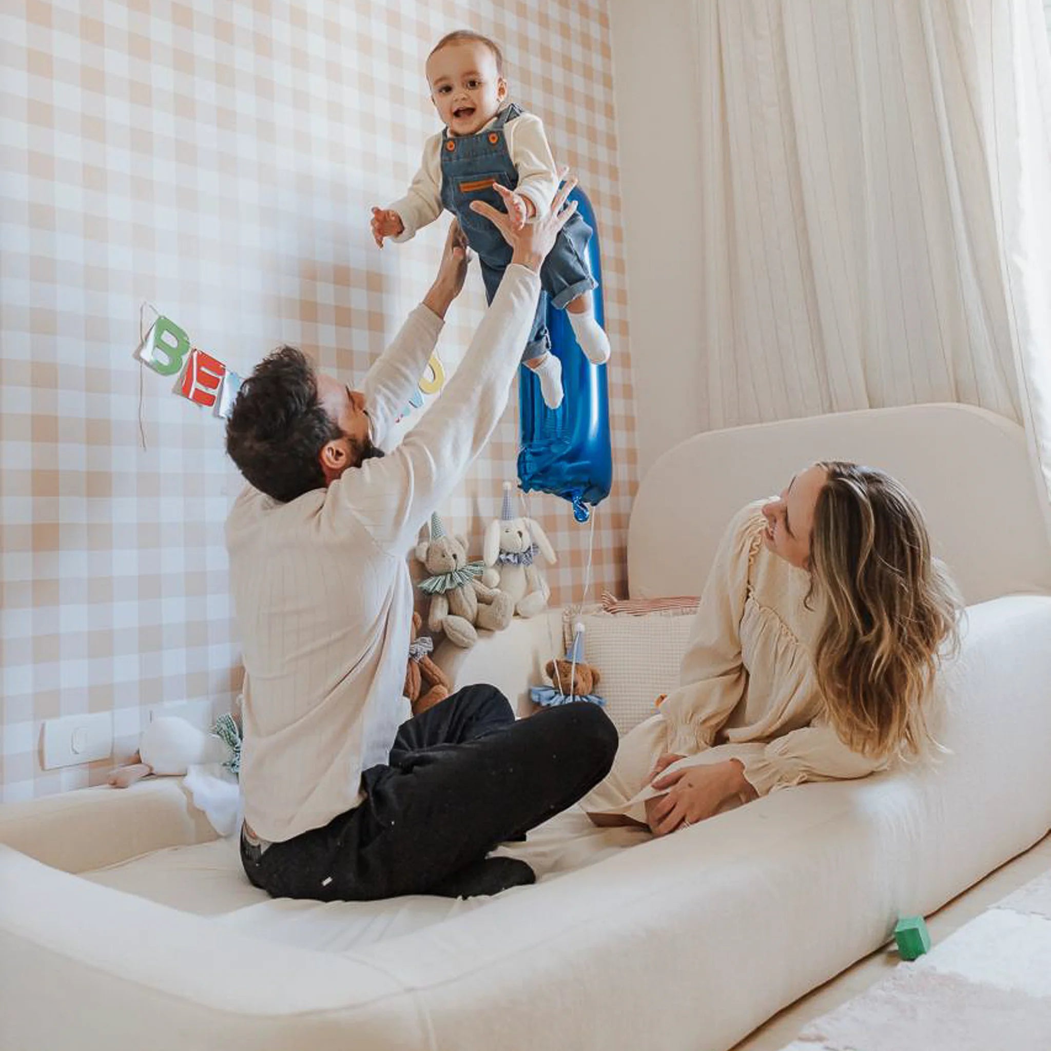 Cama Montessoriana Solteiro - Linho | Little Duck