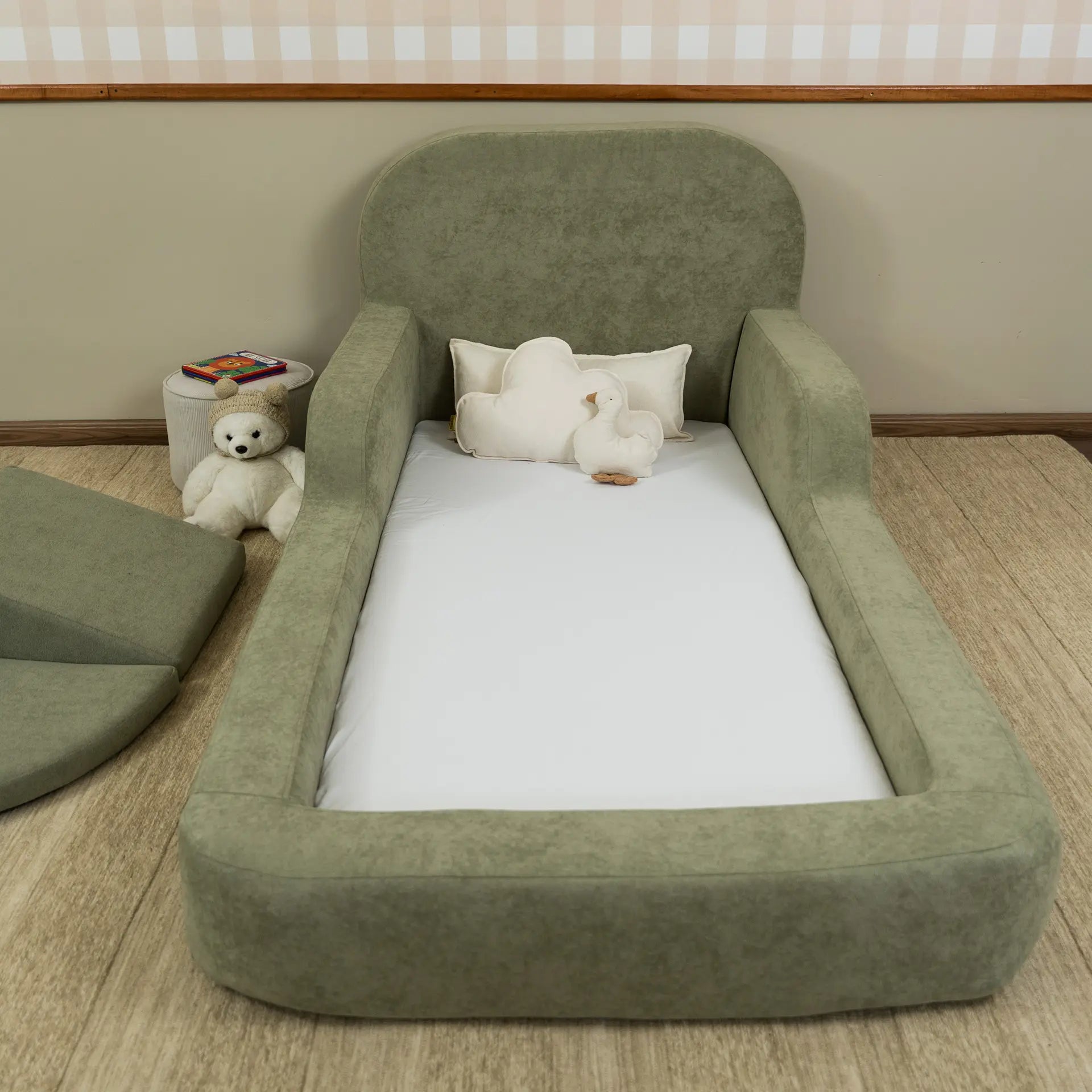 Cama Montessoriana Solteiro - Verde | Little Duck