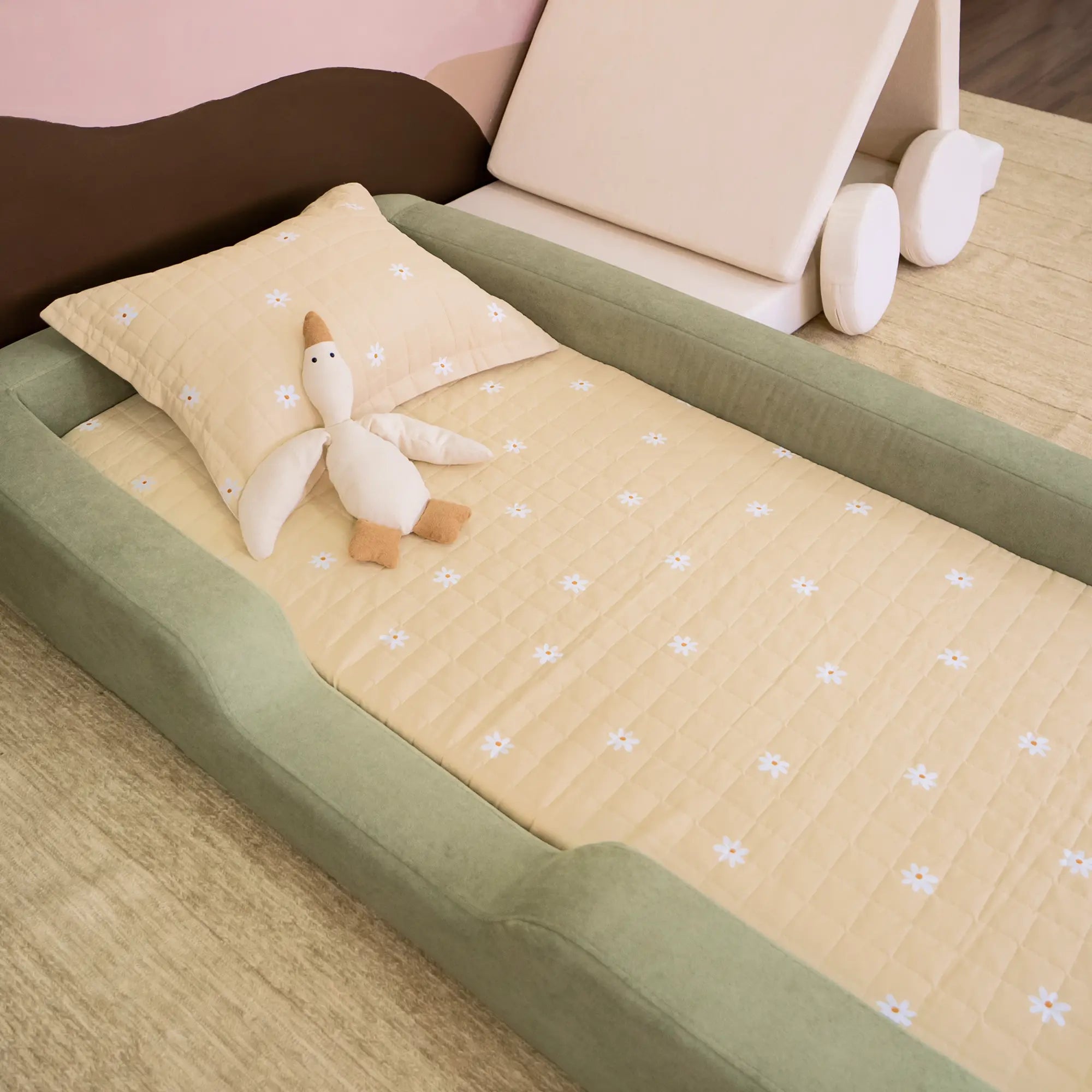 Cama Montessoriana Light - Verde Claro | Little Duck