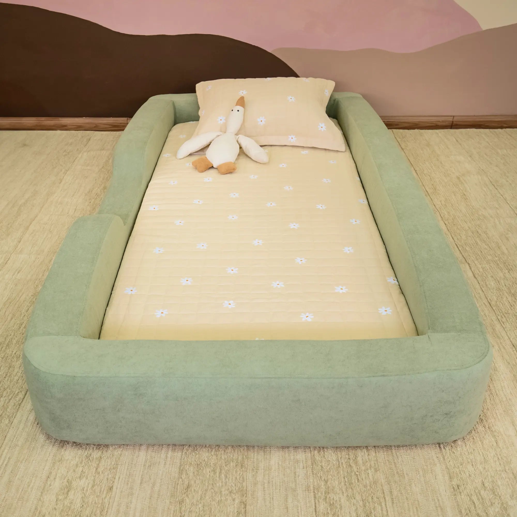 Cama Montessoriana Light - Linho | Little Duck