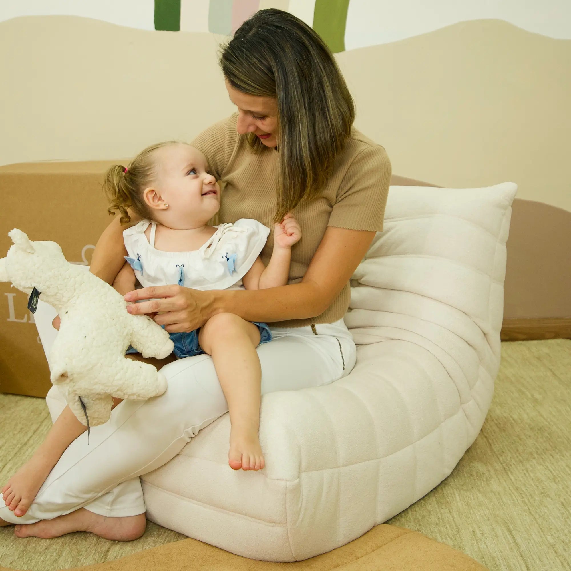 Poltrona Duck Infantil - Linho