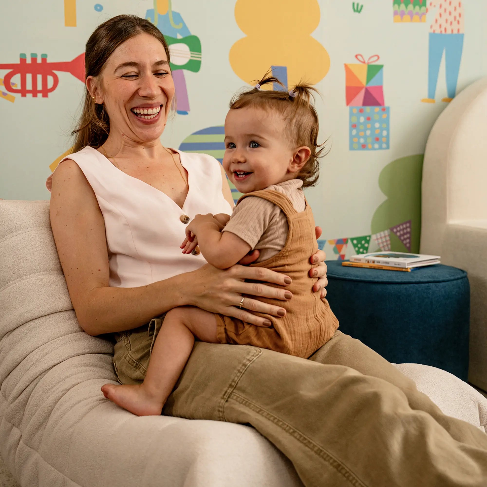 Poltrona Duck Infantil - Linho