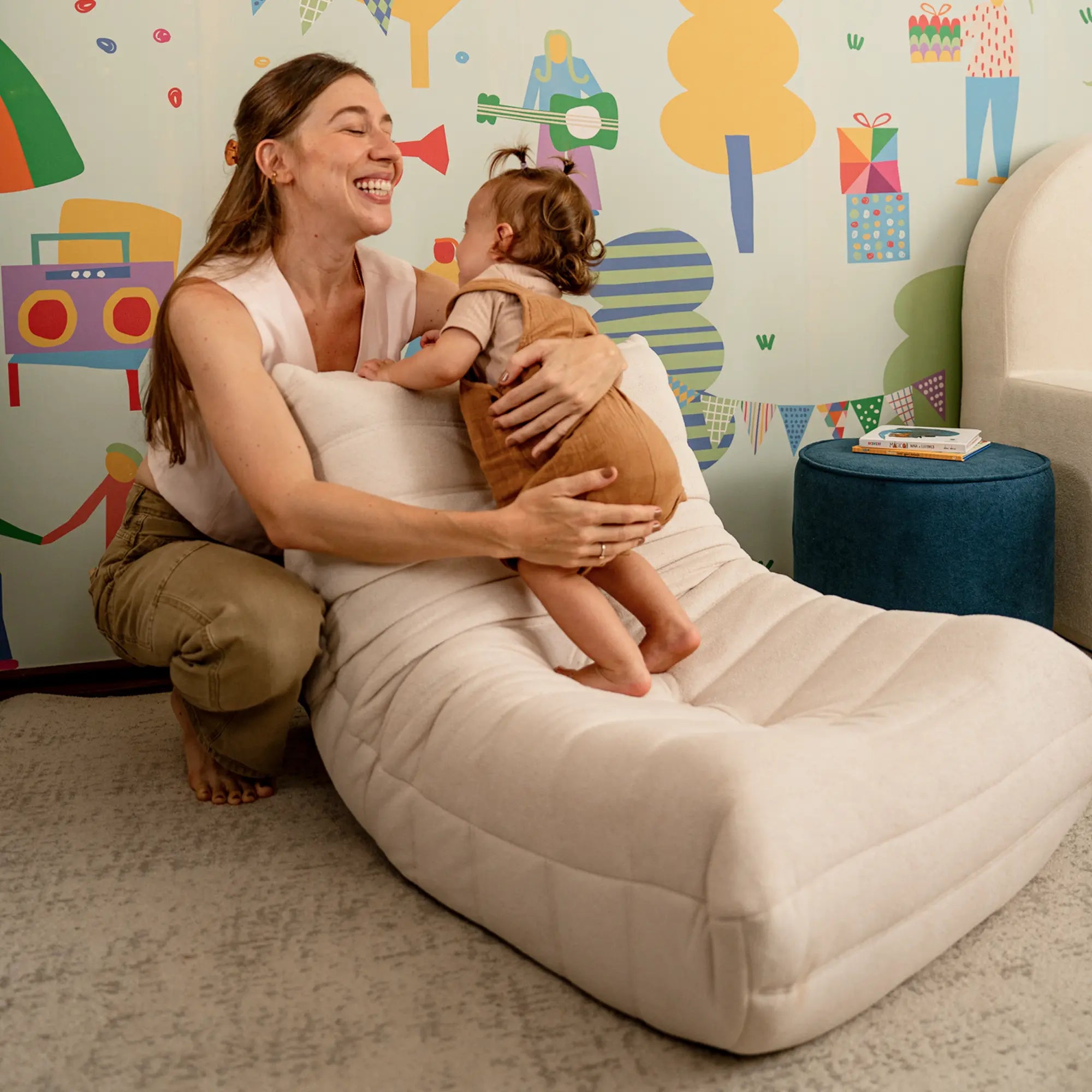 Poltrona Duck Infantil - Linho