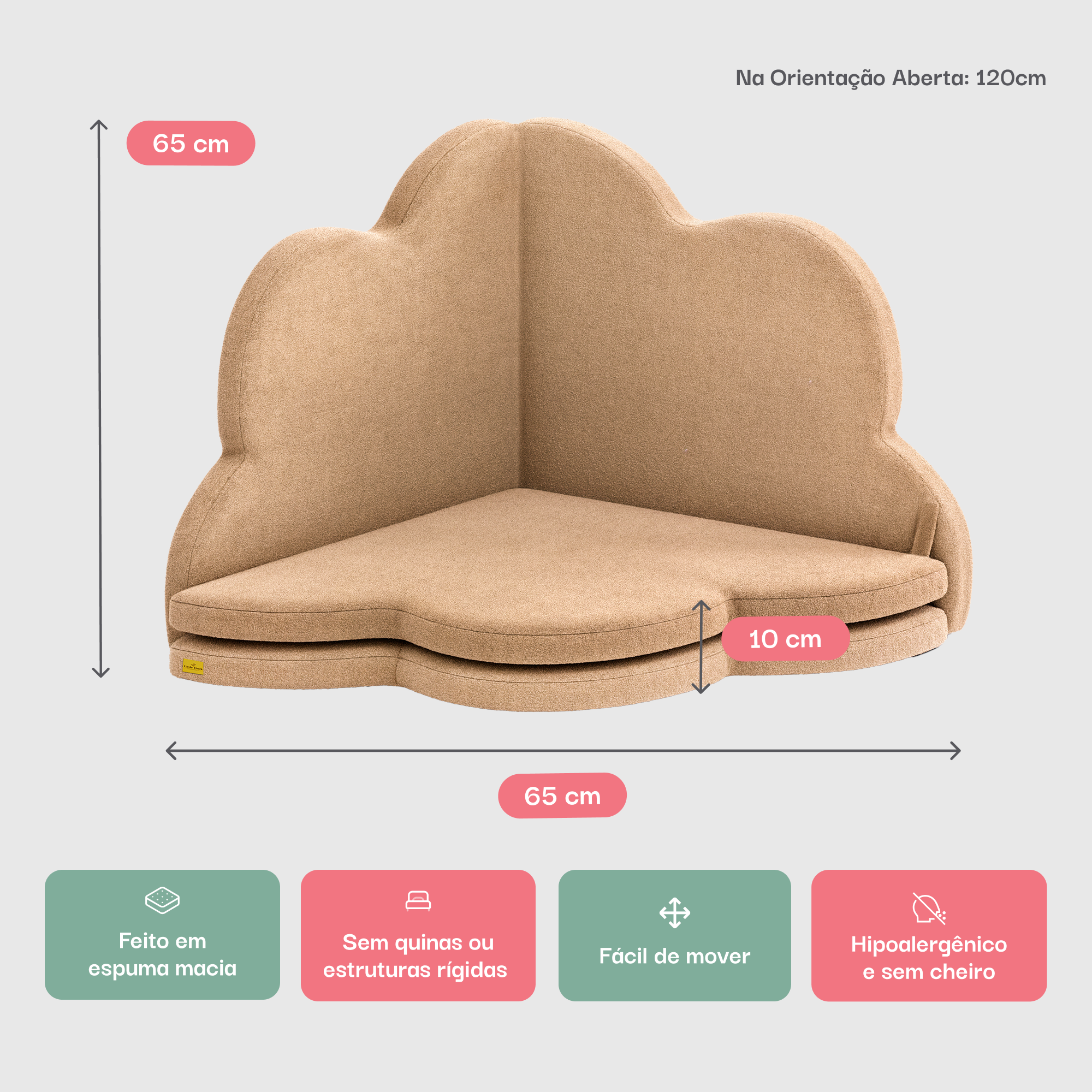 FlowerPad Tatame - Mostarda | Little Duck