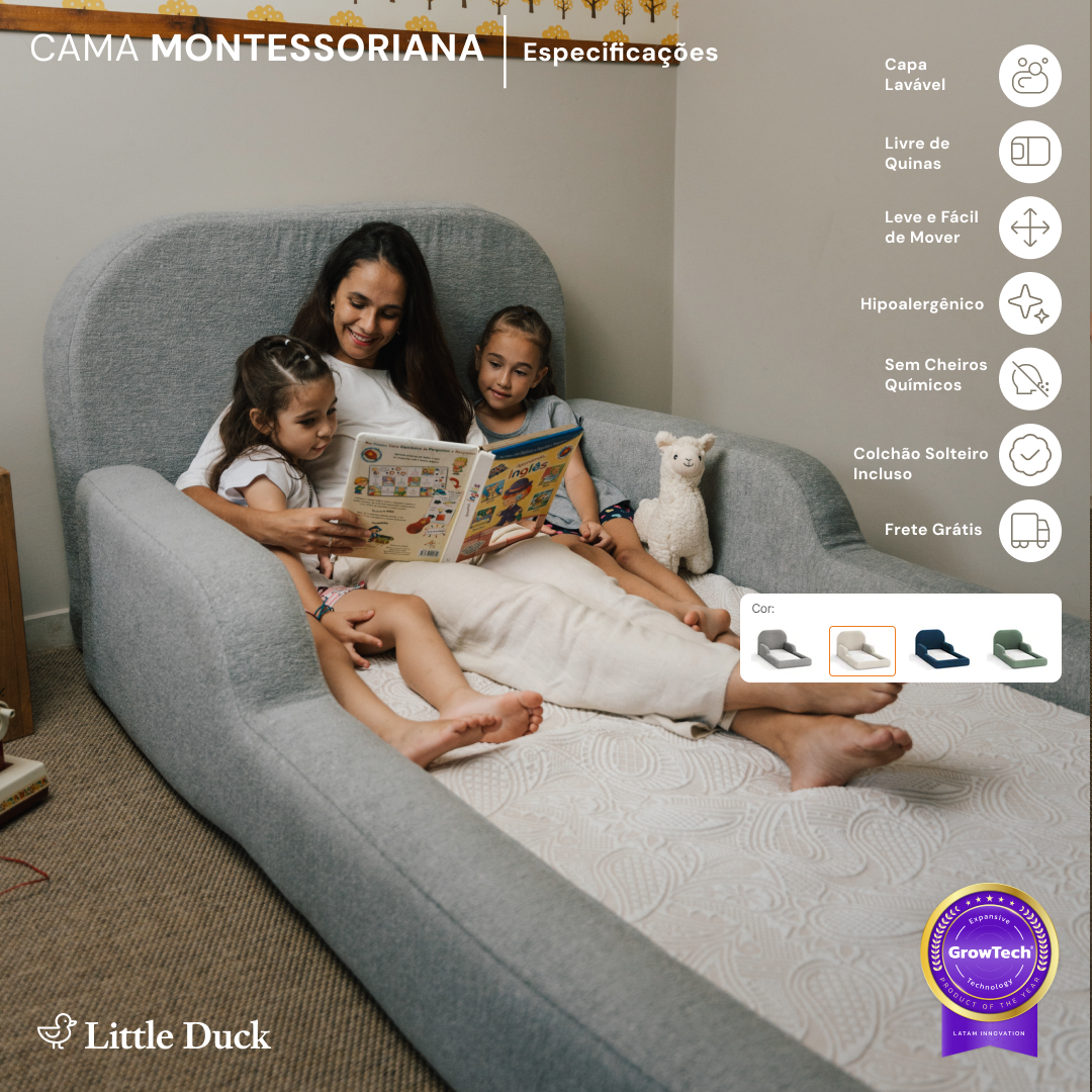 Duplinha - 2 camas montessorianas | Little Duck
