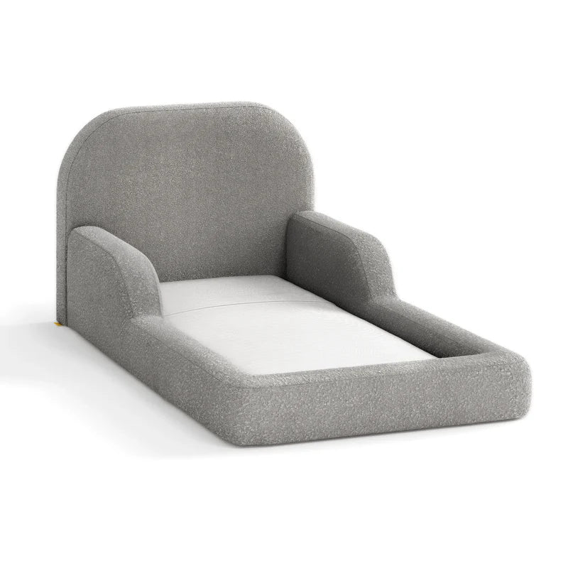 Cama Montessoriana Solteiro com Colchão + Brinde Tapete Gingko e Almofada Nuvem