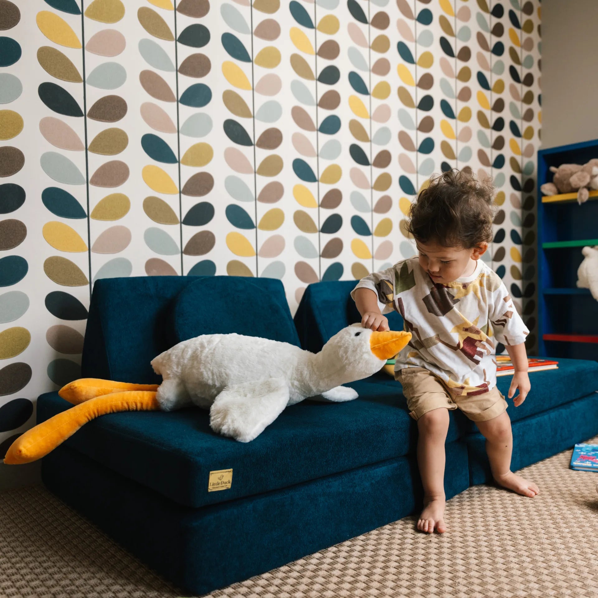 Cama montessoriana Solteiro + Sofá de Brincar 50% OFF | Little Duck