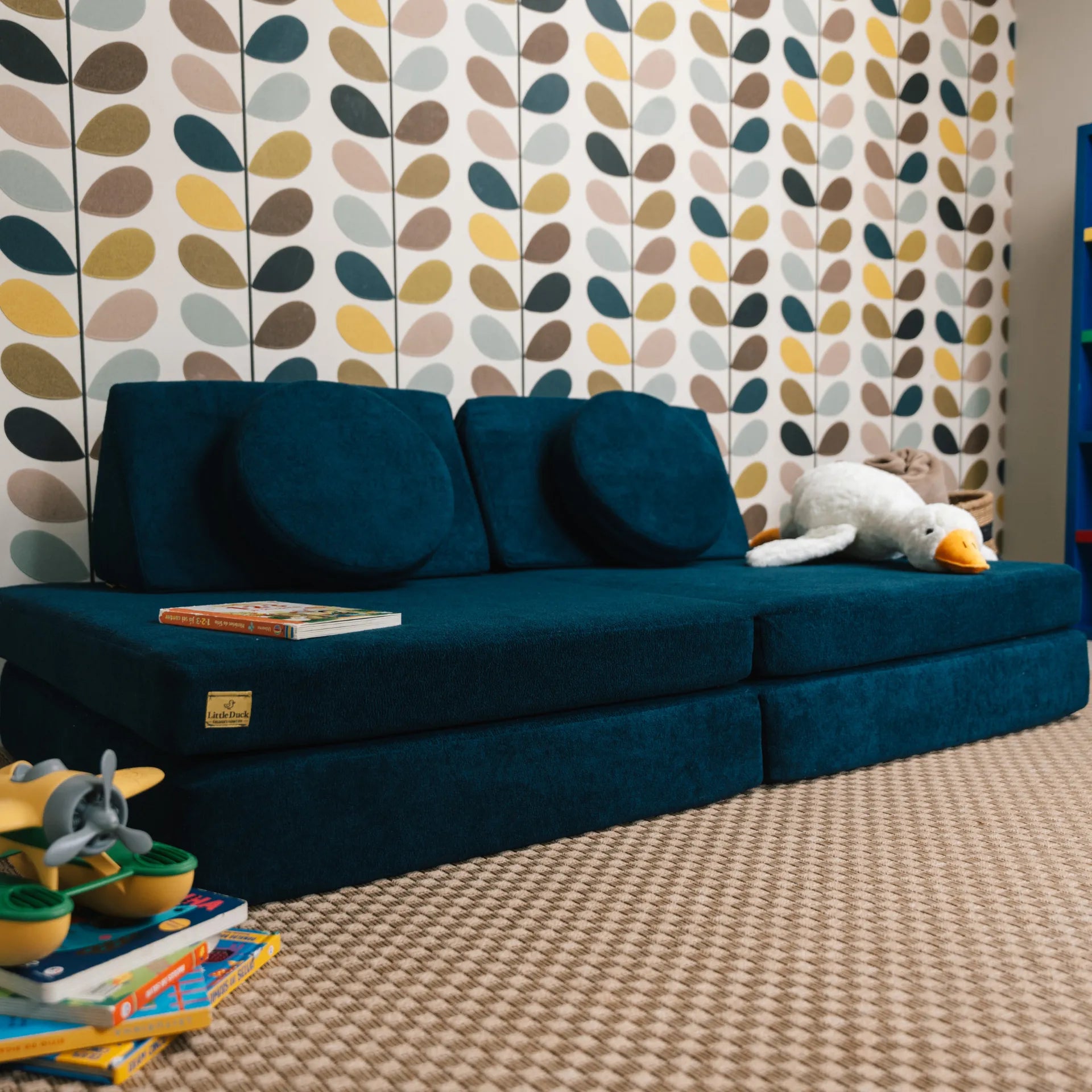 Cama montessoriana Solteiro + Sofá de Brincar 50% OFF | Little Duck