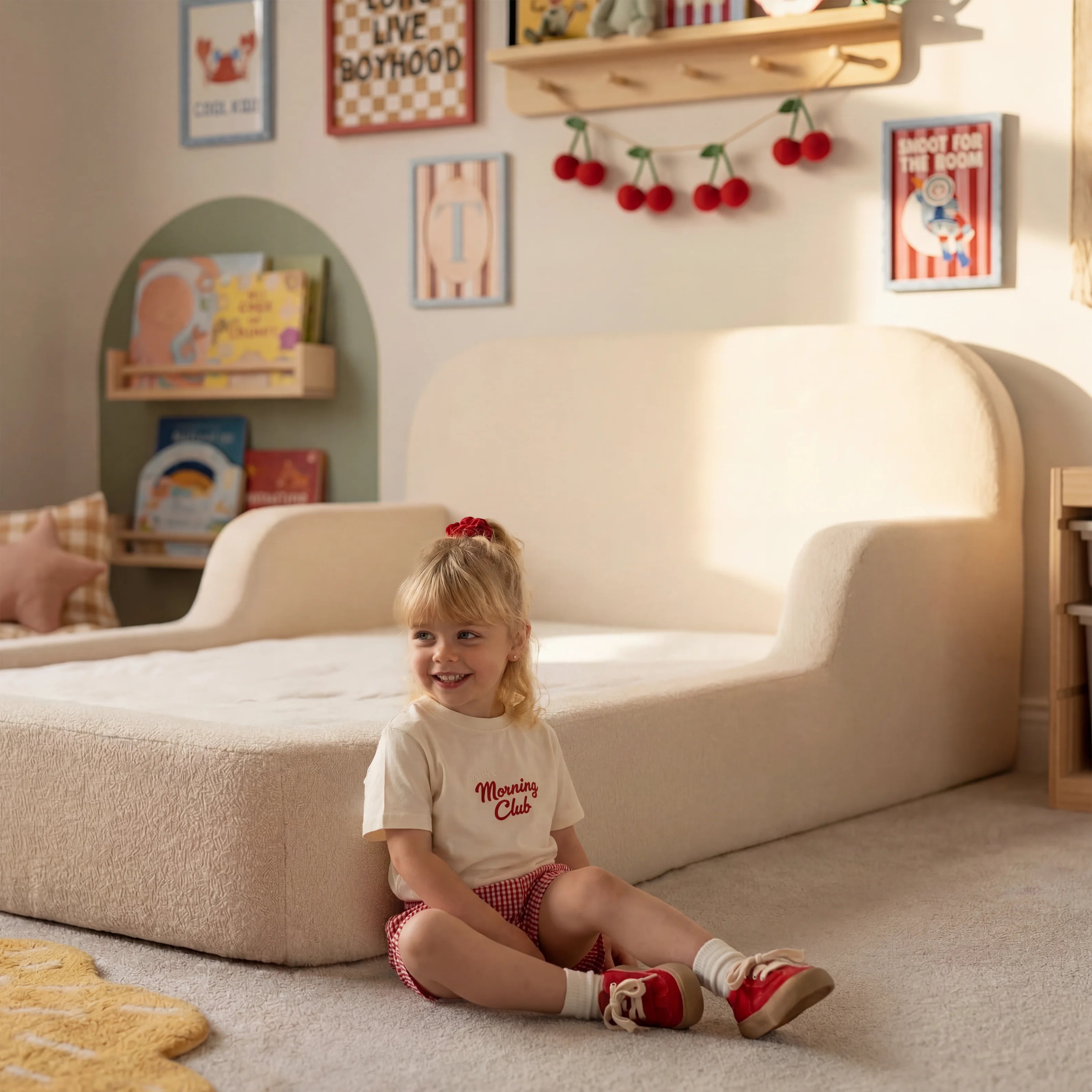 Cama Montessoriana Casal - Linho | Little Duck