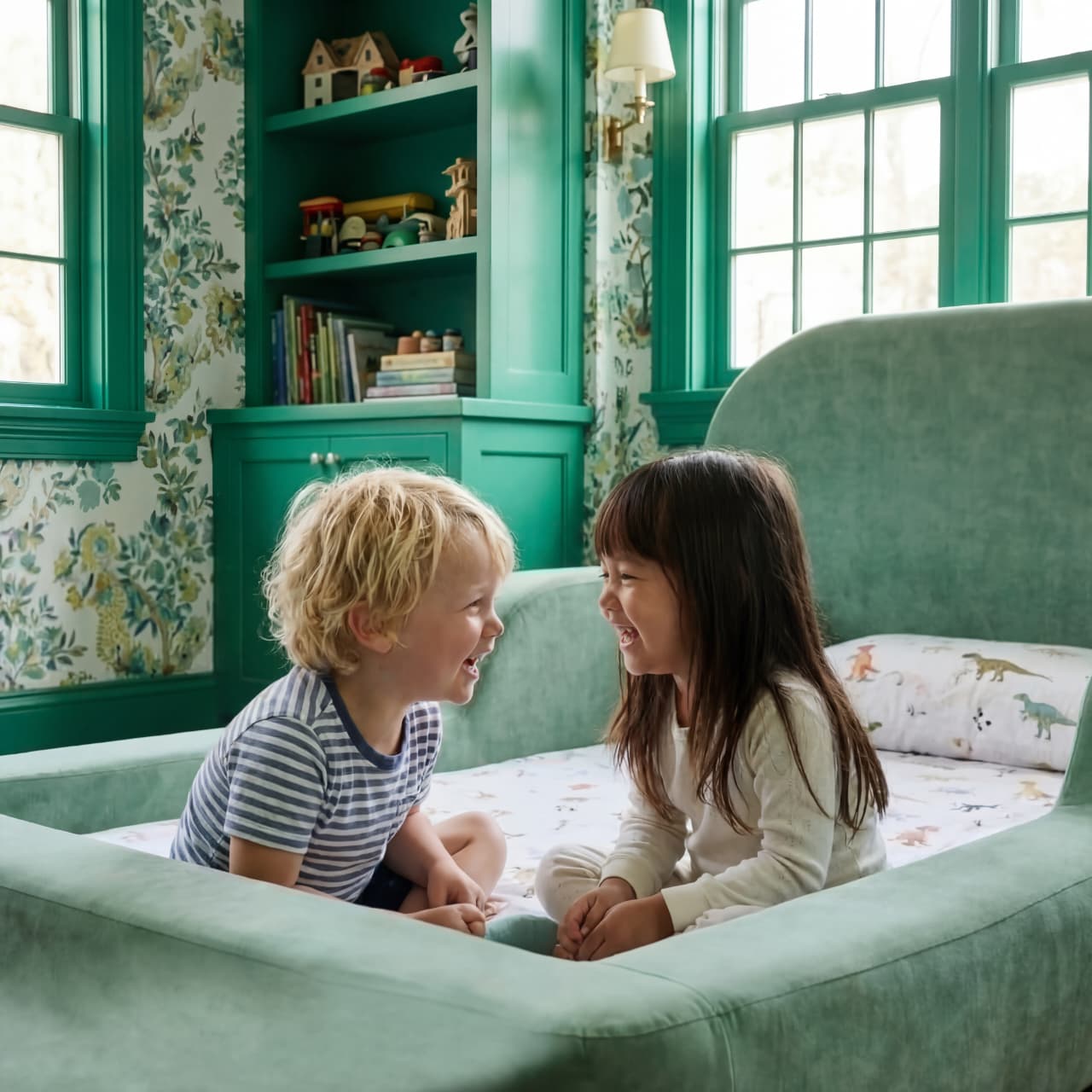 Cama Montessoriana Solteiro - Verde | Little Duck