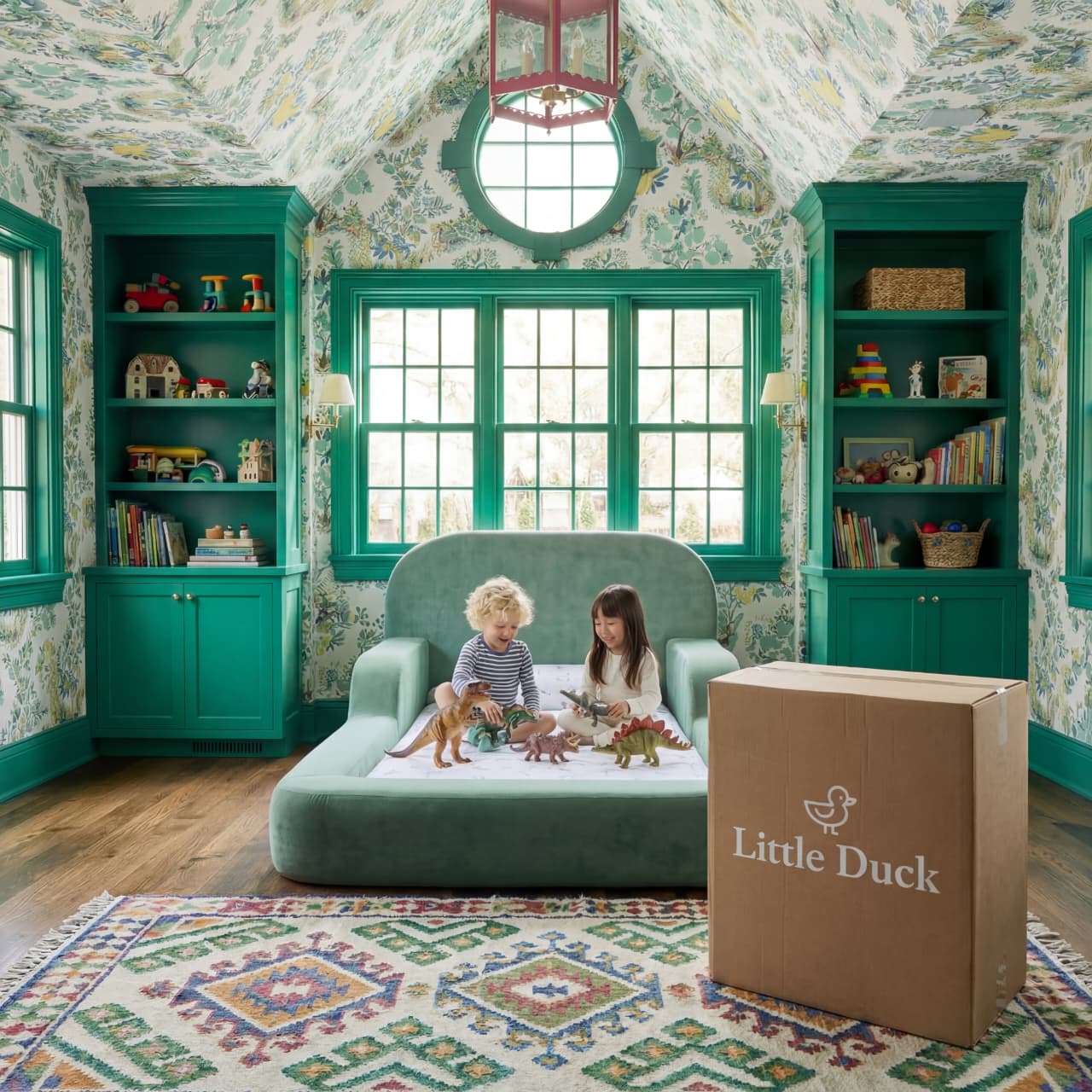 Cama Montessoriana Solteiro - Verde | Little Duck