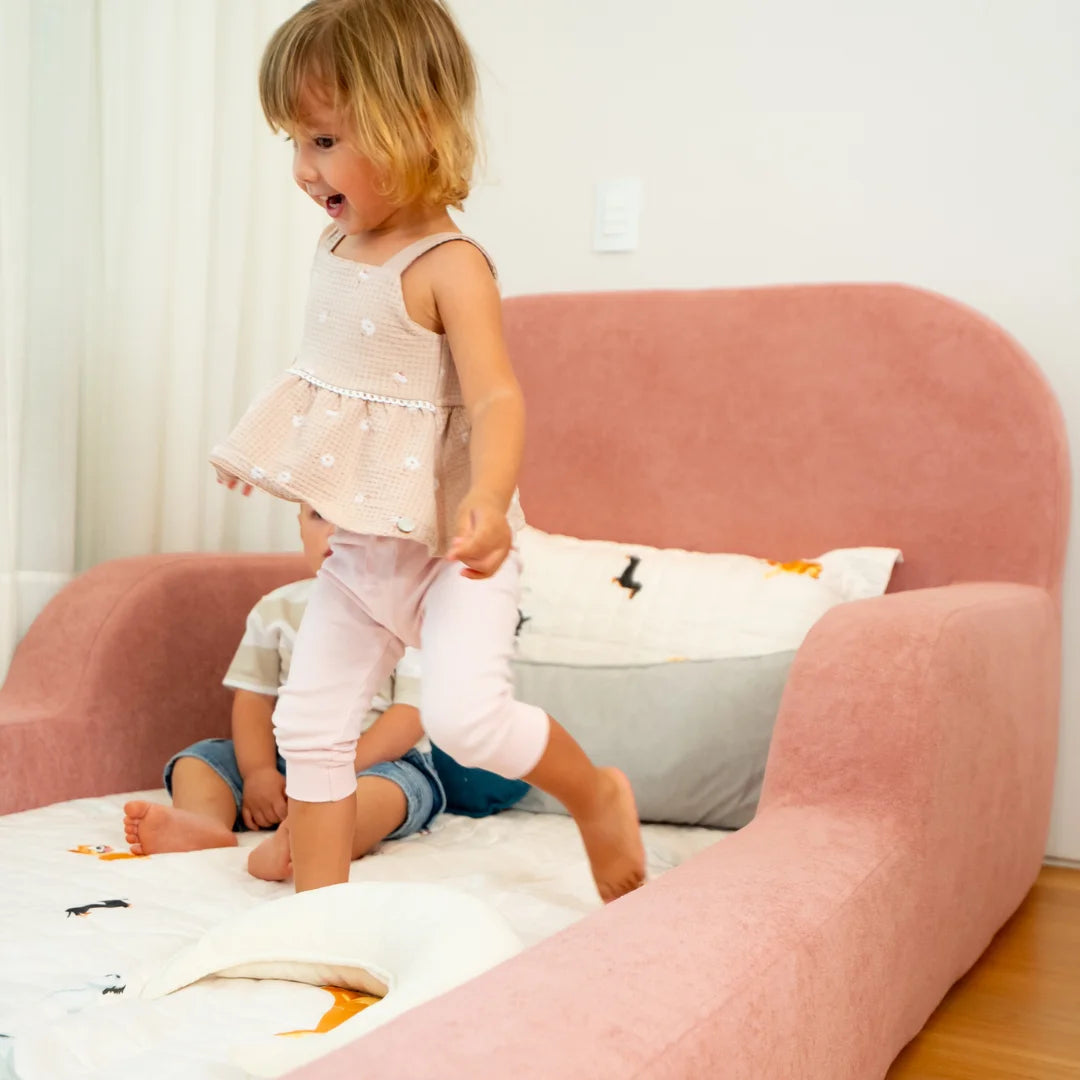 Cama Montessoriana Solteiro - Rosa | Little Duck