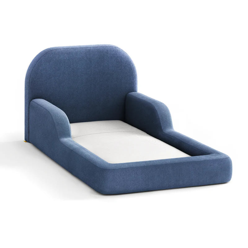 Cama Montessoriana Solteiro com Colchão + Brinde Tapete Gingko e Almofada Nuvem