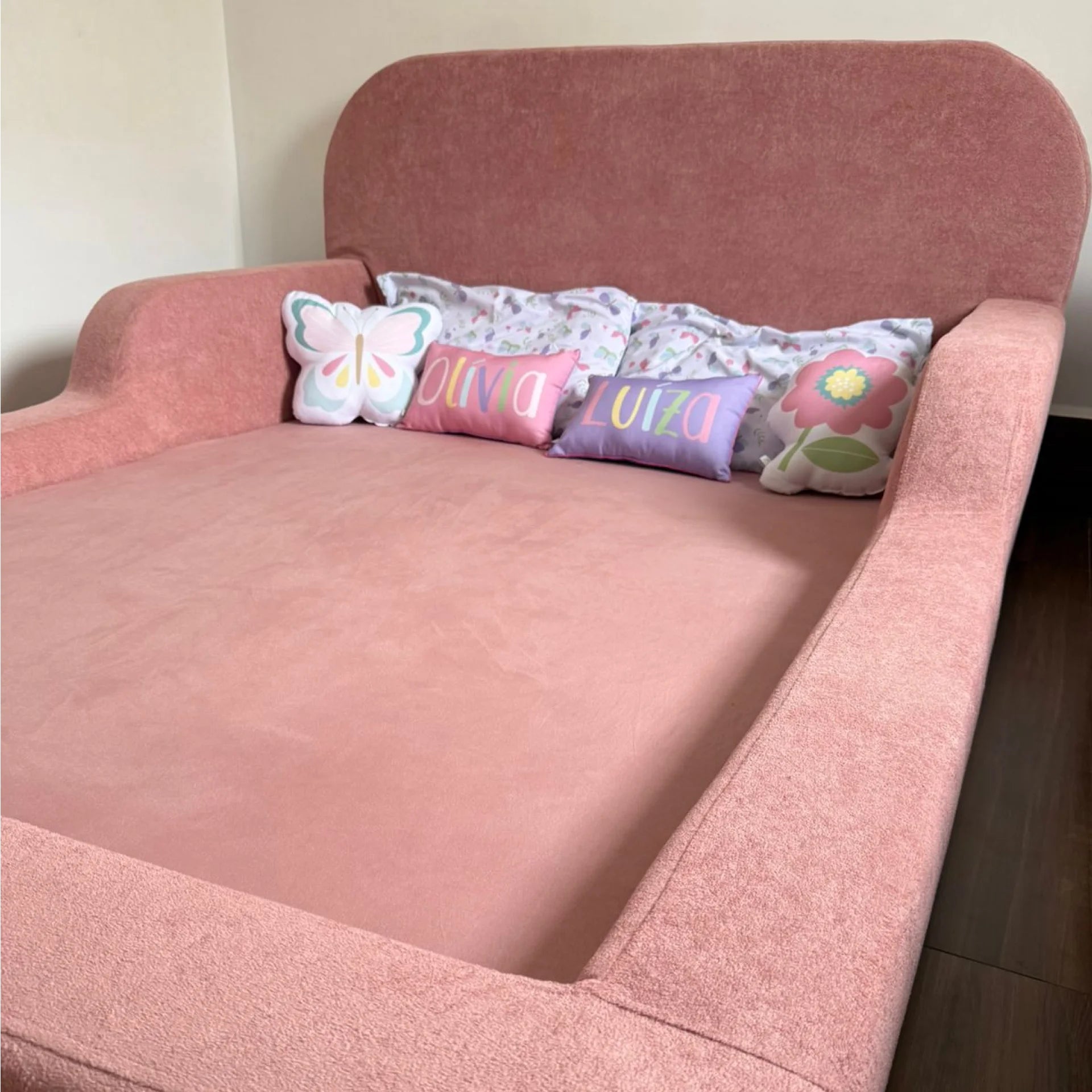 Cama Montessoriana Casal - Rosa | Little Duck