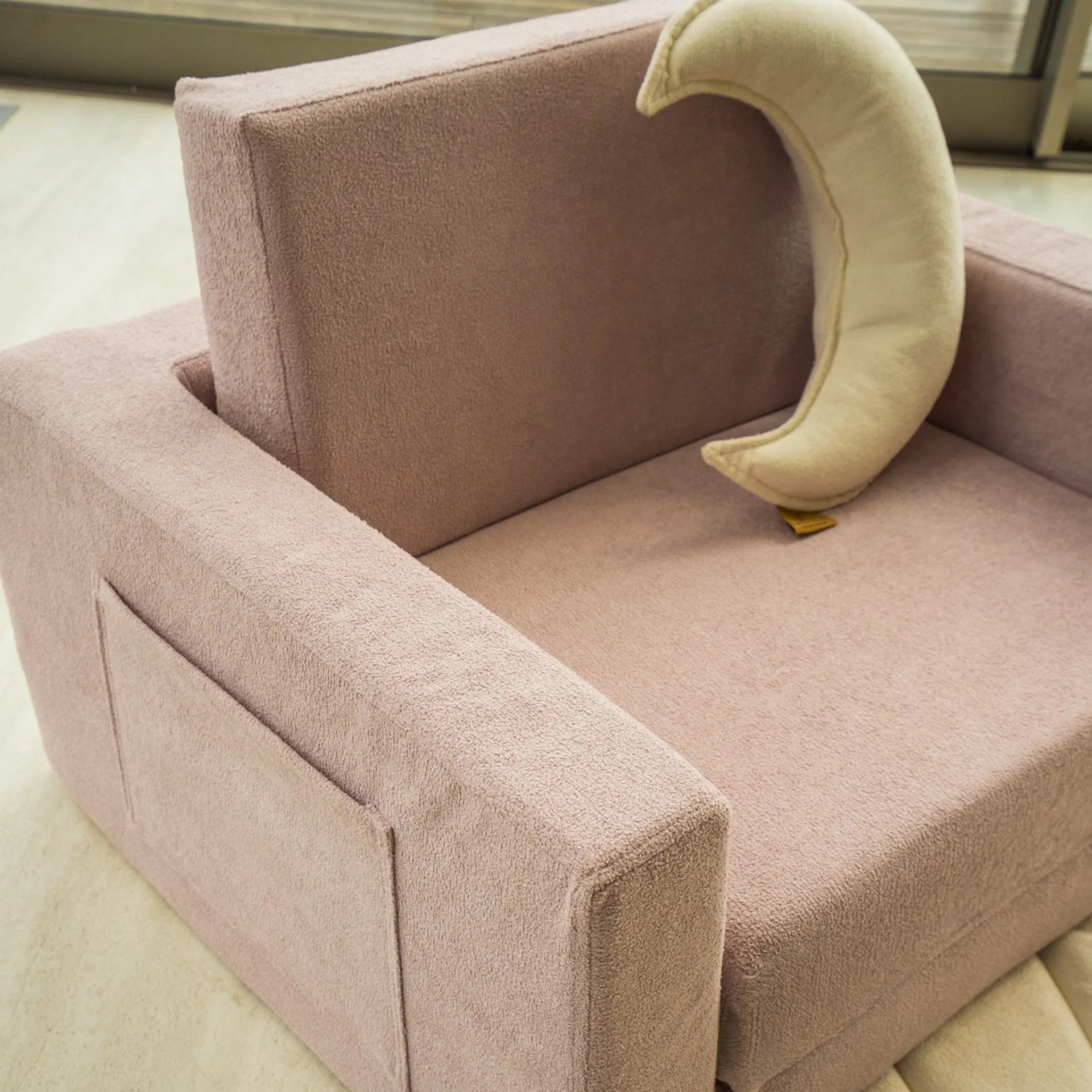 Poltrona Multifuncional Lucca - Rosa Claro