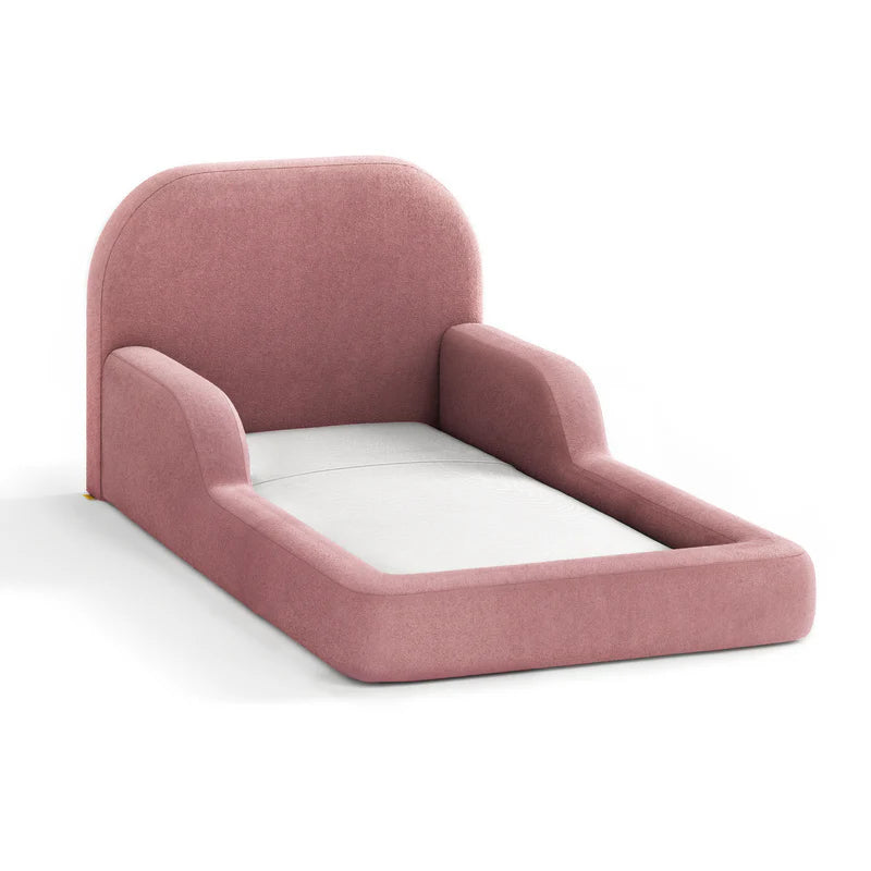 Cama Montessoriana Solteiro com Colchão + Brinde Tapete Gingko e Almofada Nuvem