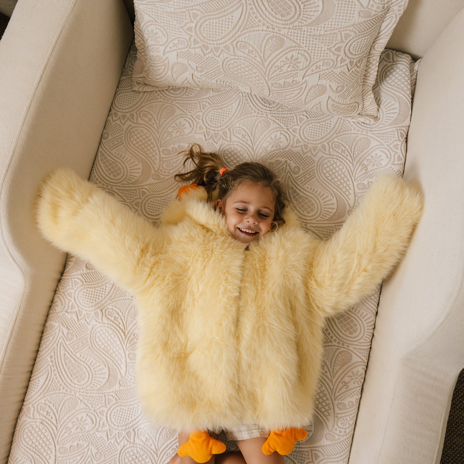 Cama Montessoriana Solteiro - Linho | Little Duck