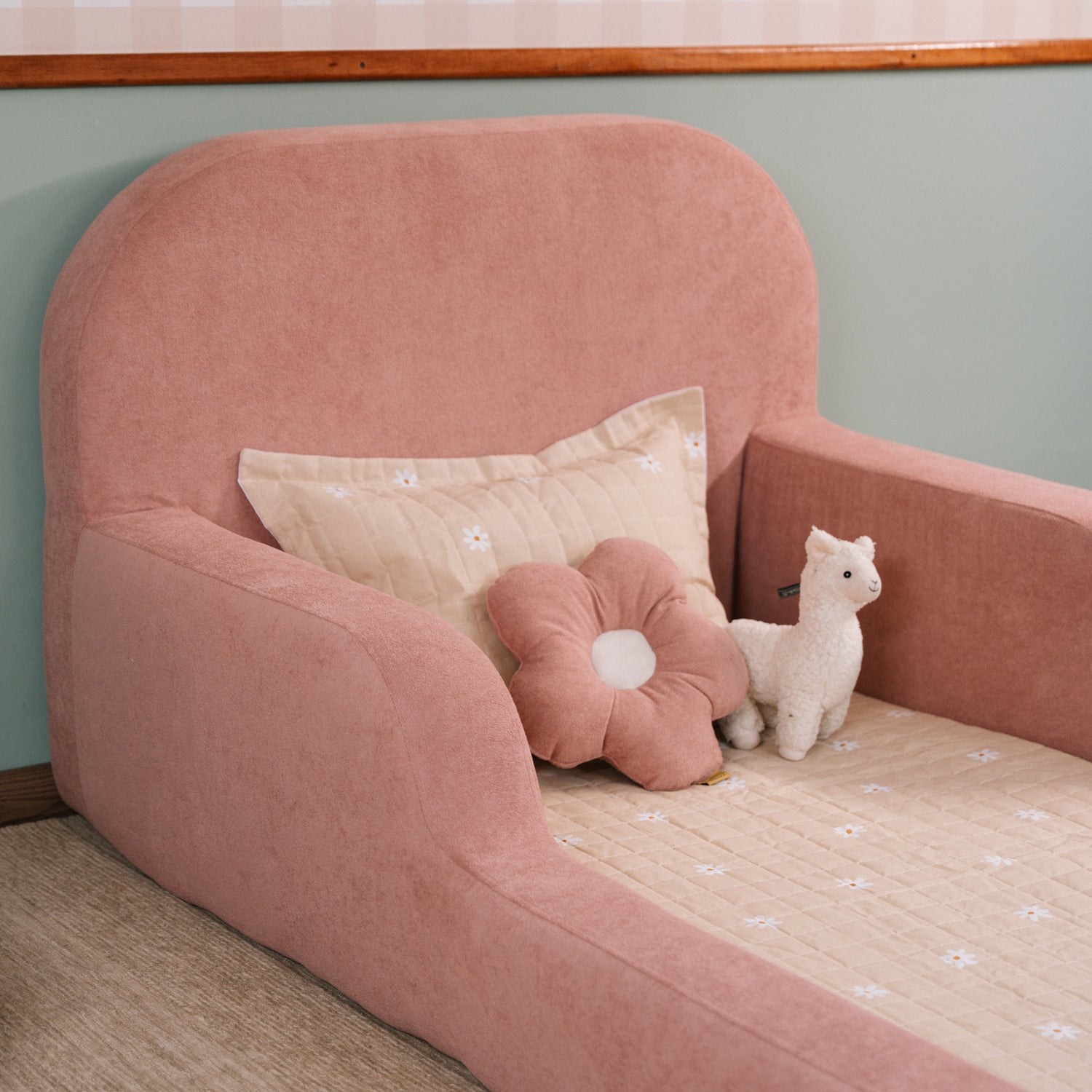 Cama Montessoriana Solteiro - Rosa | Little Duck