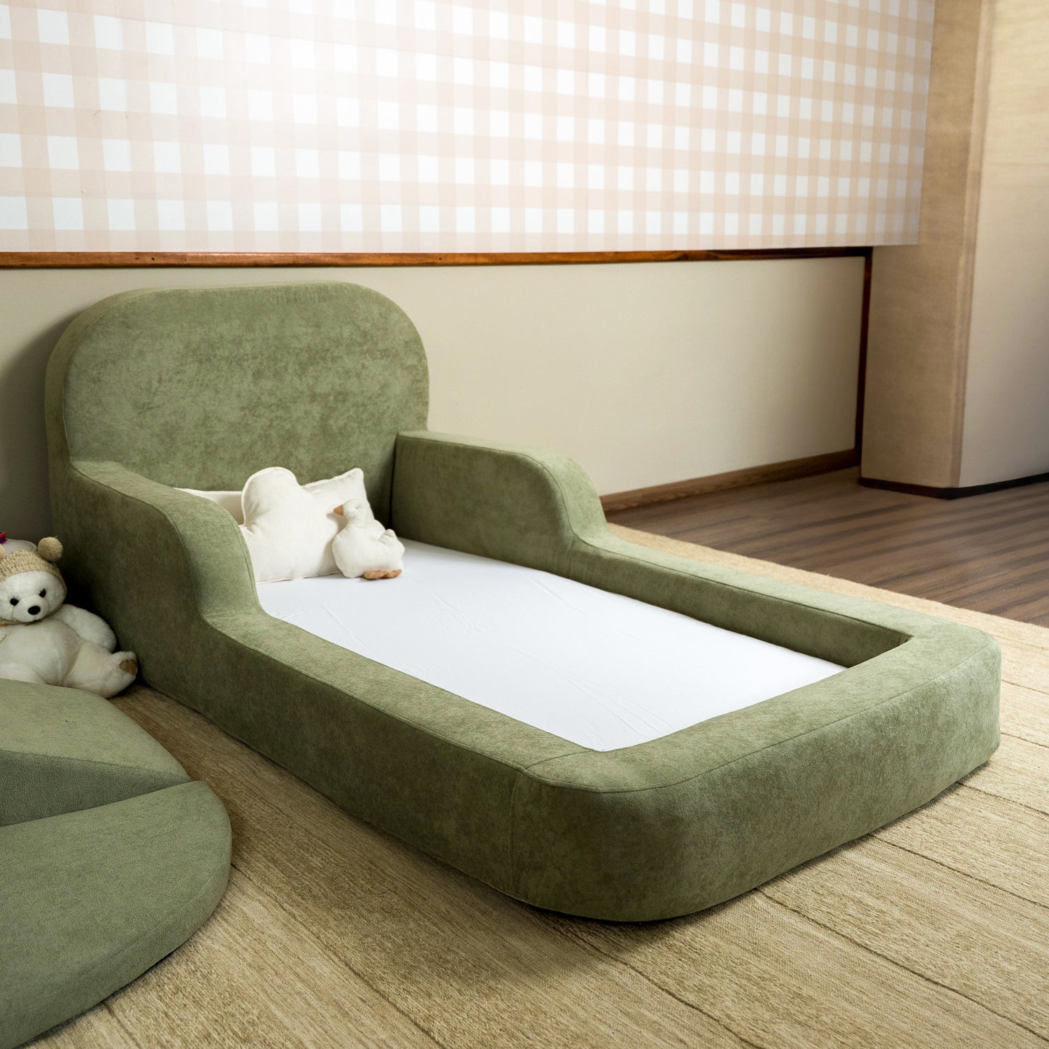 Cama Montessoriana Solteiro - Verde | Little Duck