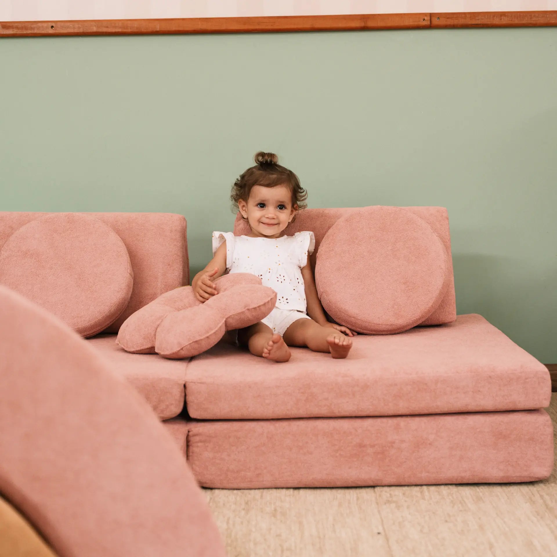 Sofá de Brincar - Verde Musgo | Little Duck