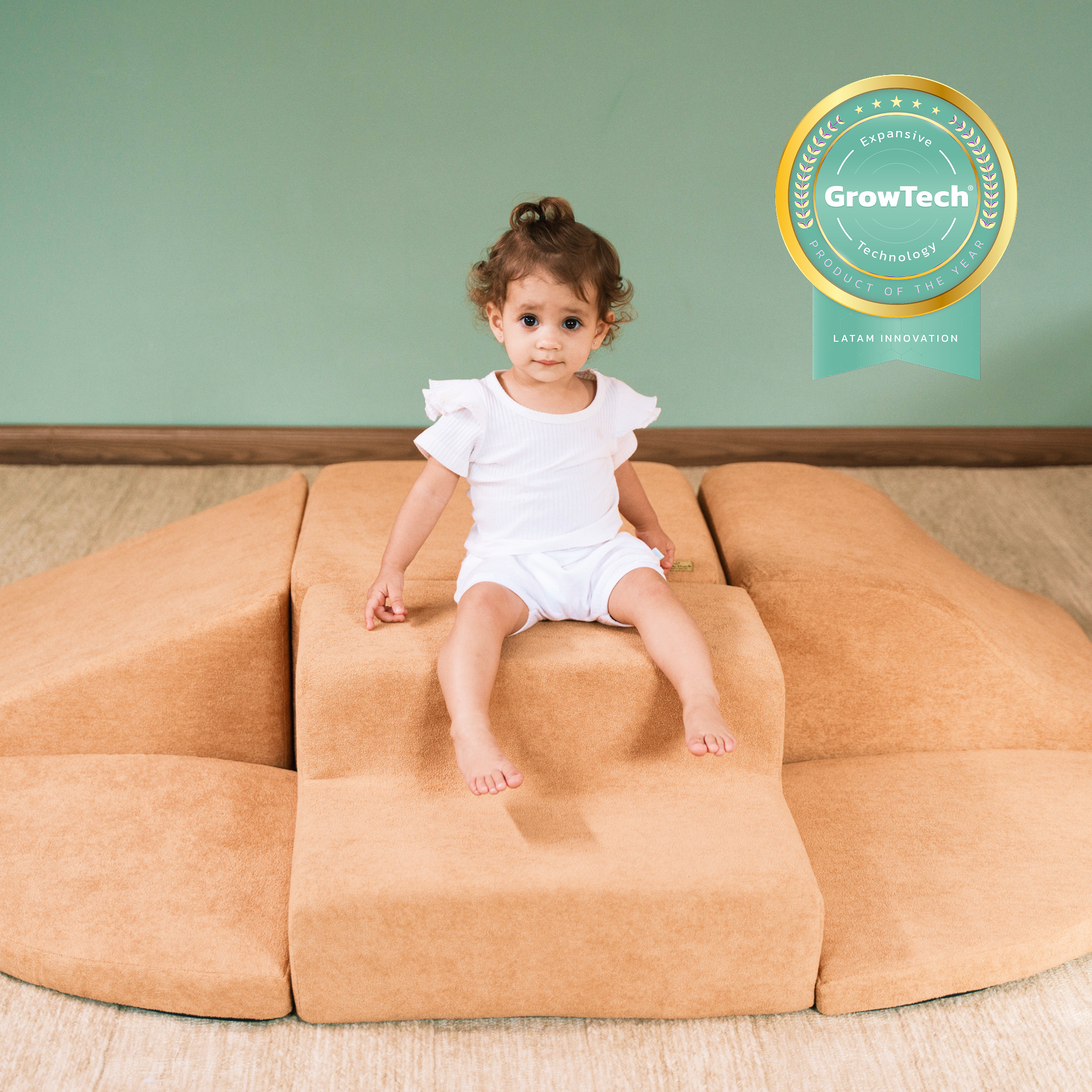 Play Baby 4 Módulos - Azul Claro | Little Duck