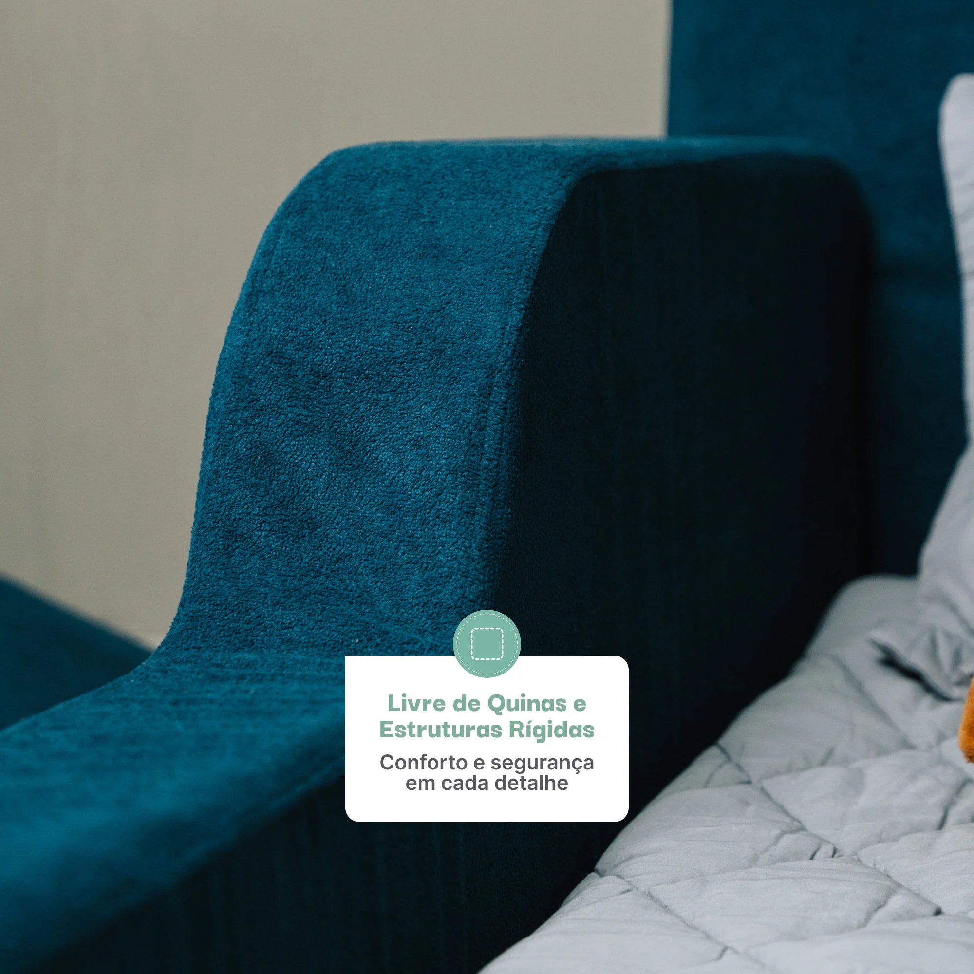 Cama Montessoriana Solteiro - Azul Claro | Little Duck