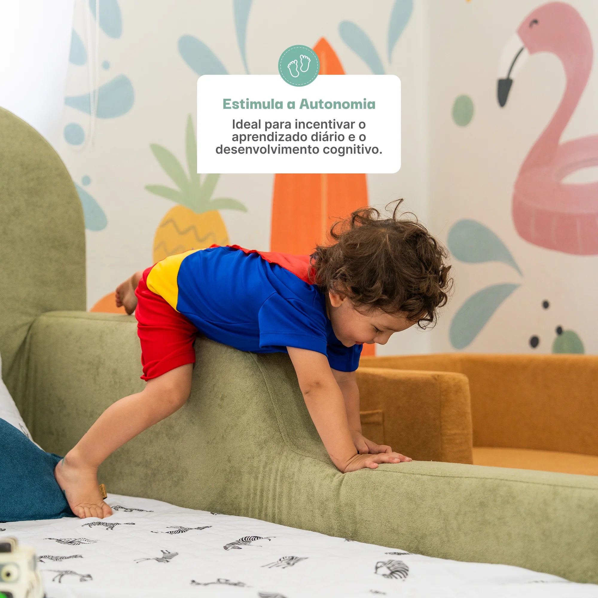 Cama Montessoriana Solteiro - Verde | Little Duck