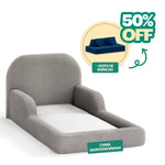 Cama montessoriana Solteiro + Sofá de Brincar 50% OFF | Little Duck