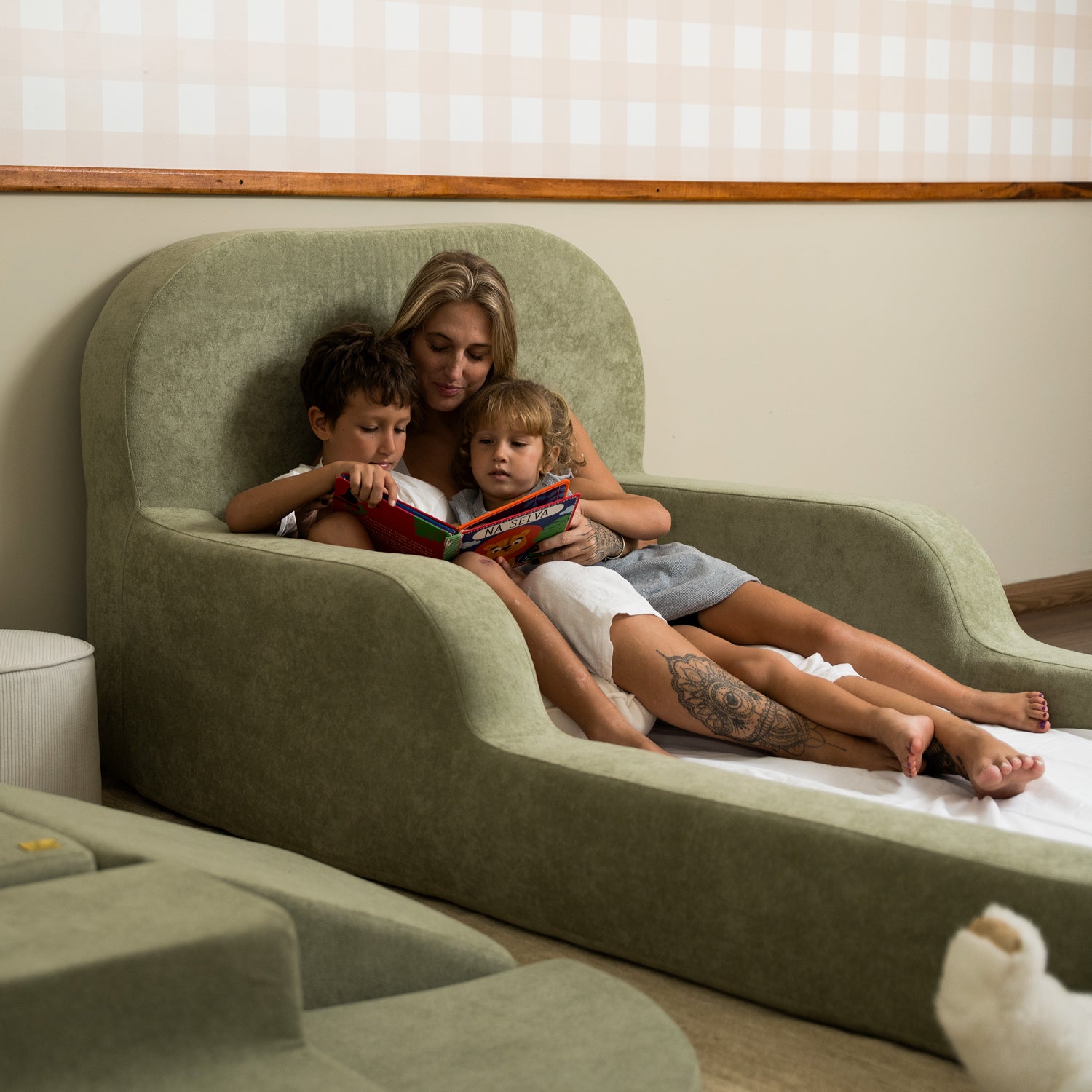 Cama Montessoriana Solteiro - Cinza | Little Duck