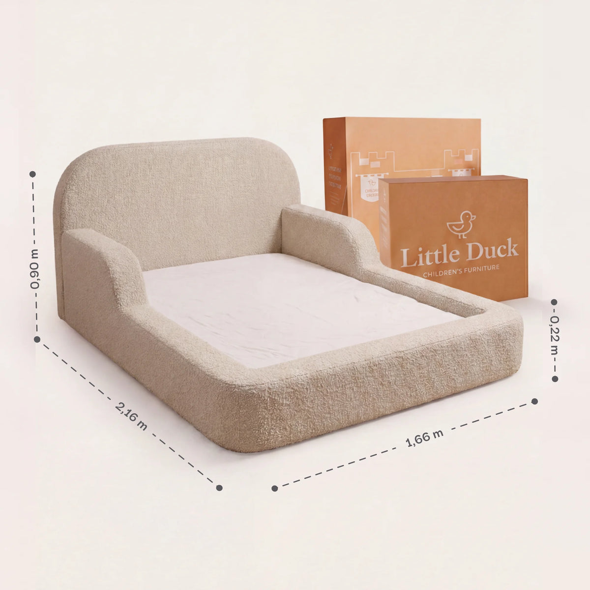 Cama Montessoriana Casal - Linho | Little Duck