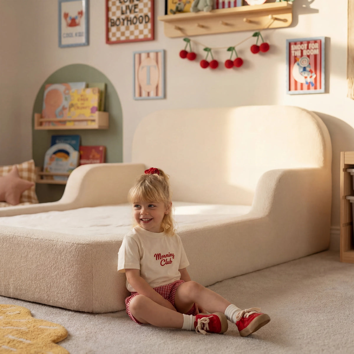 Cama Montessoriana Casal - Linho | Little Duck