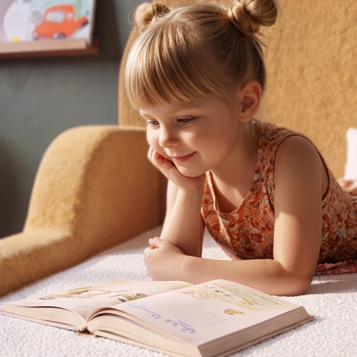 Cama Montessoriana Solteiro - Mostarda | Little Duck