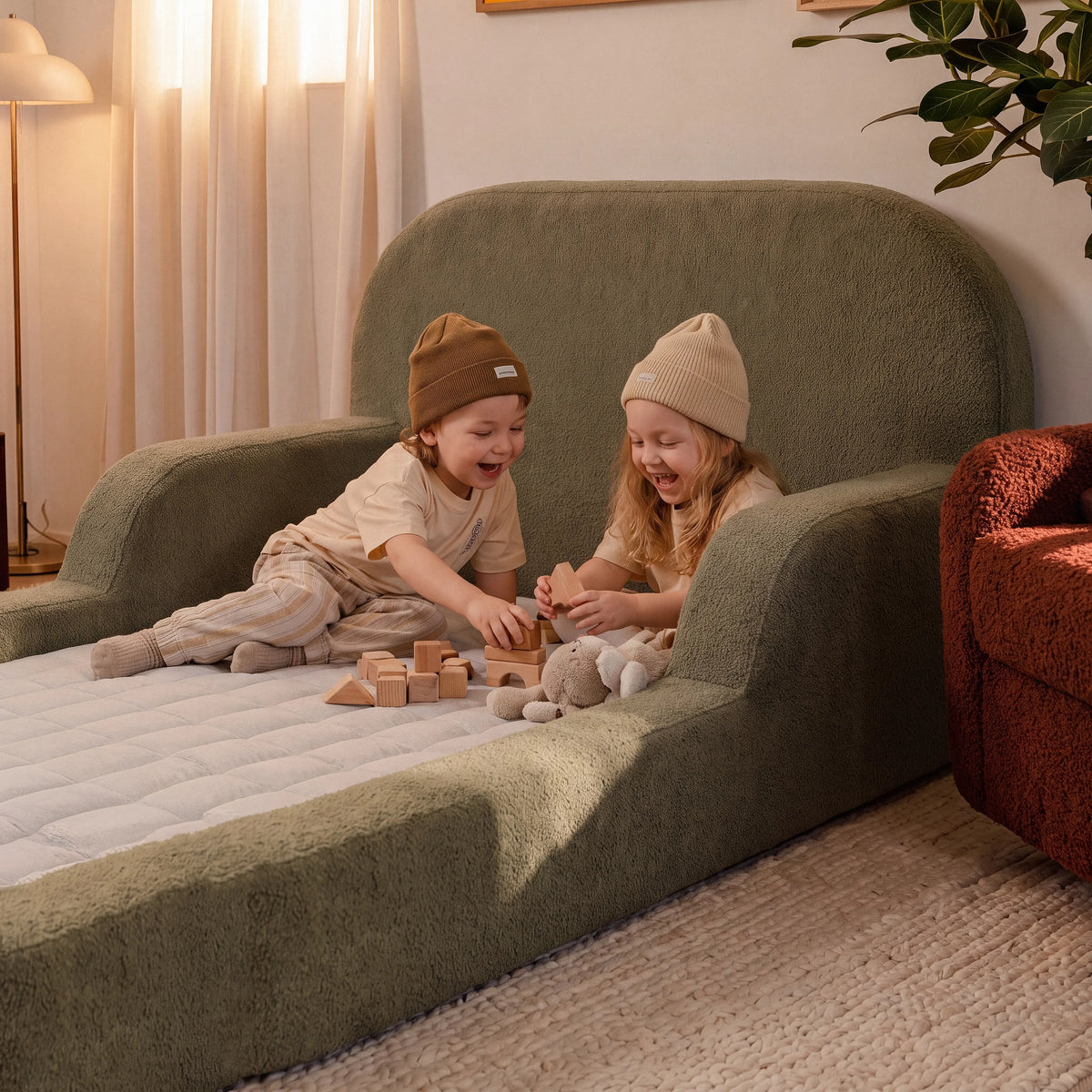 Cama Montessoriana Solteiro - Verde | Little Duck