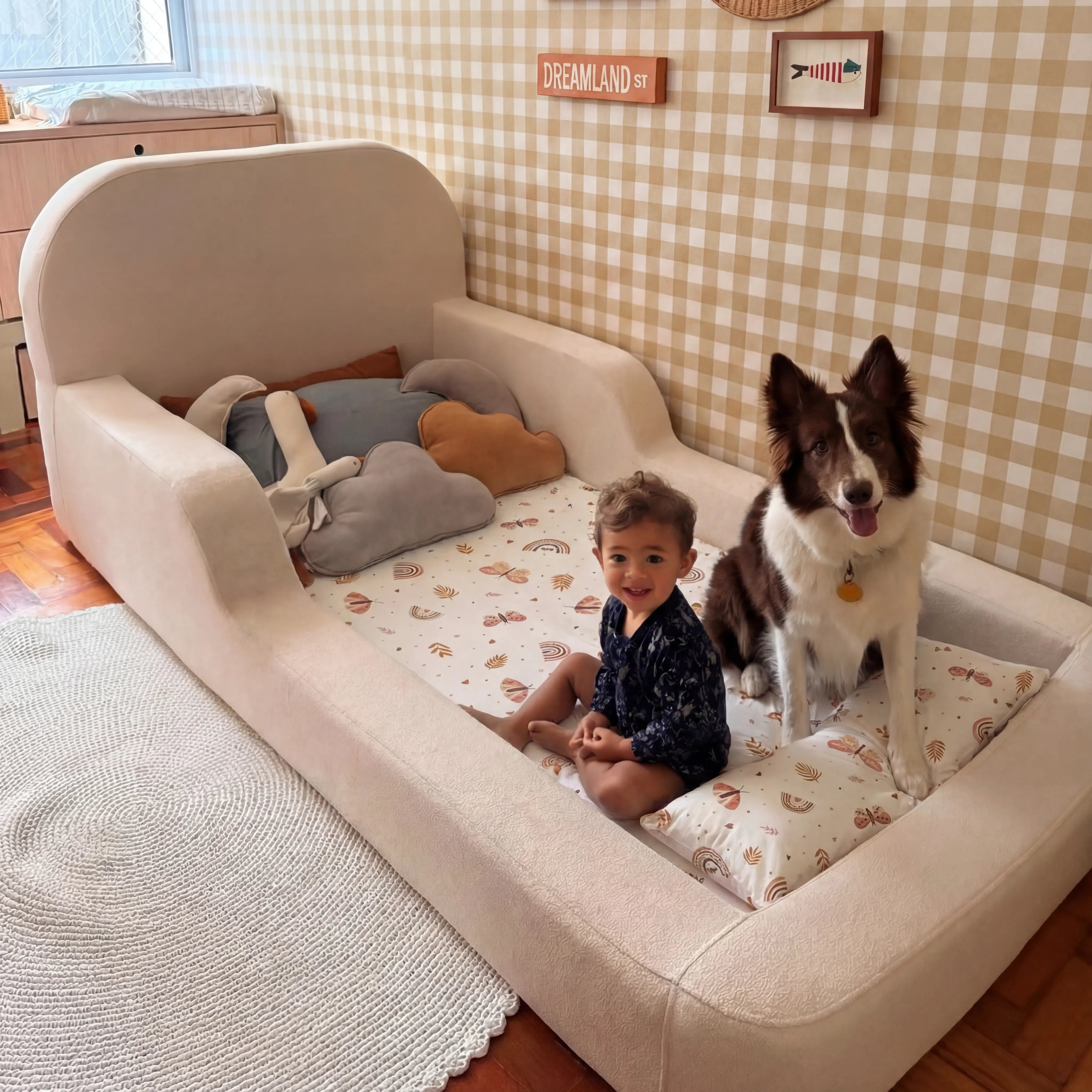 Jogo de Lençol Infantil Solteiro - Montessoriana Hippie Chic 200 fios