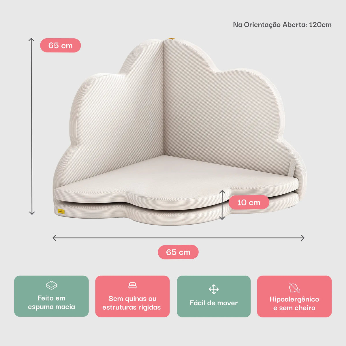 FlowerPad Tatame - Linho | Little Duck