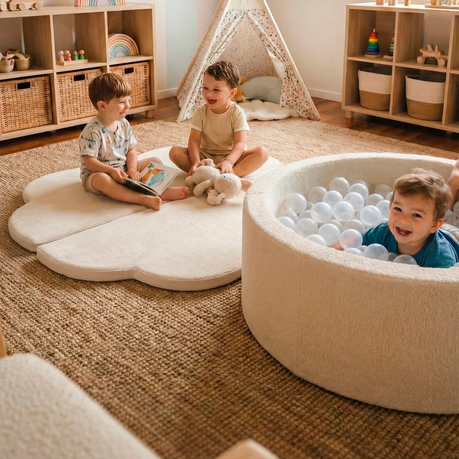 Kit Crescer - FlowerPad Tatame + Pool Kids