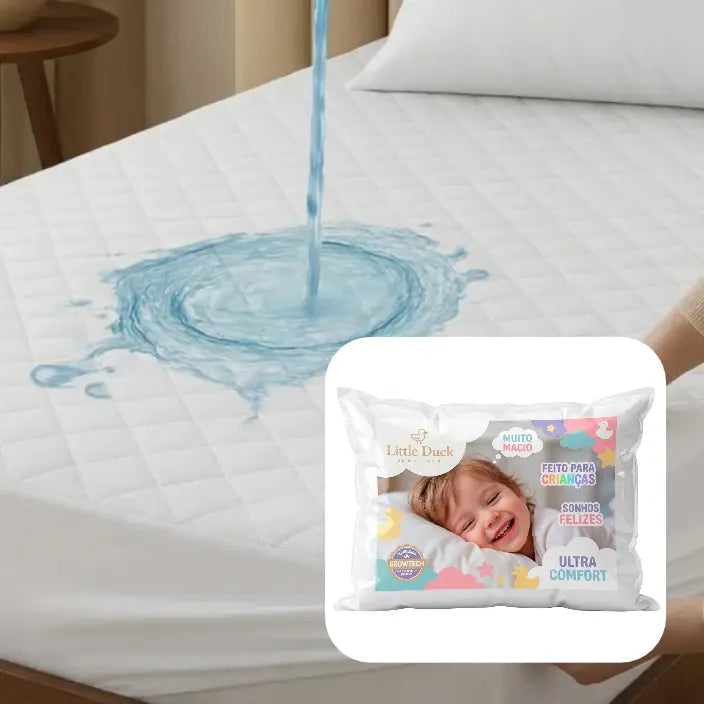 Kit Capa Impermeável + Travesseiro Ultra Comfort