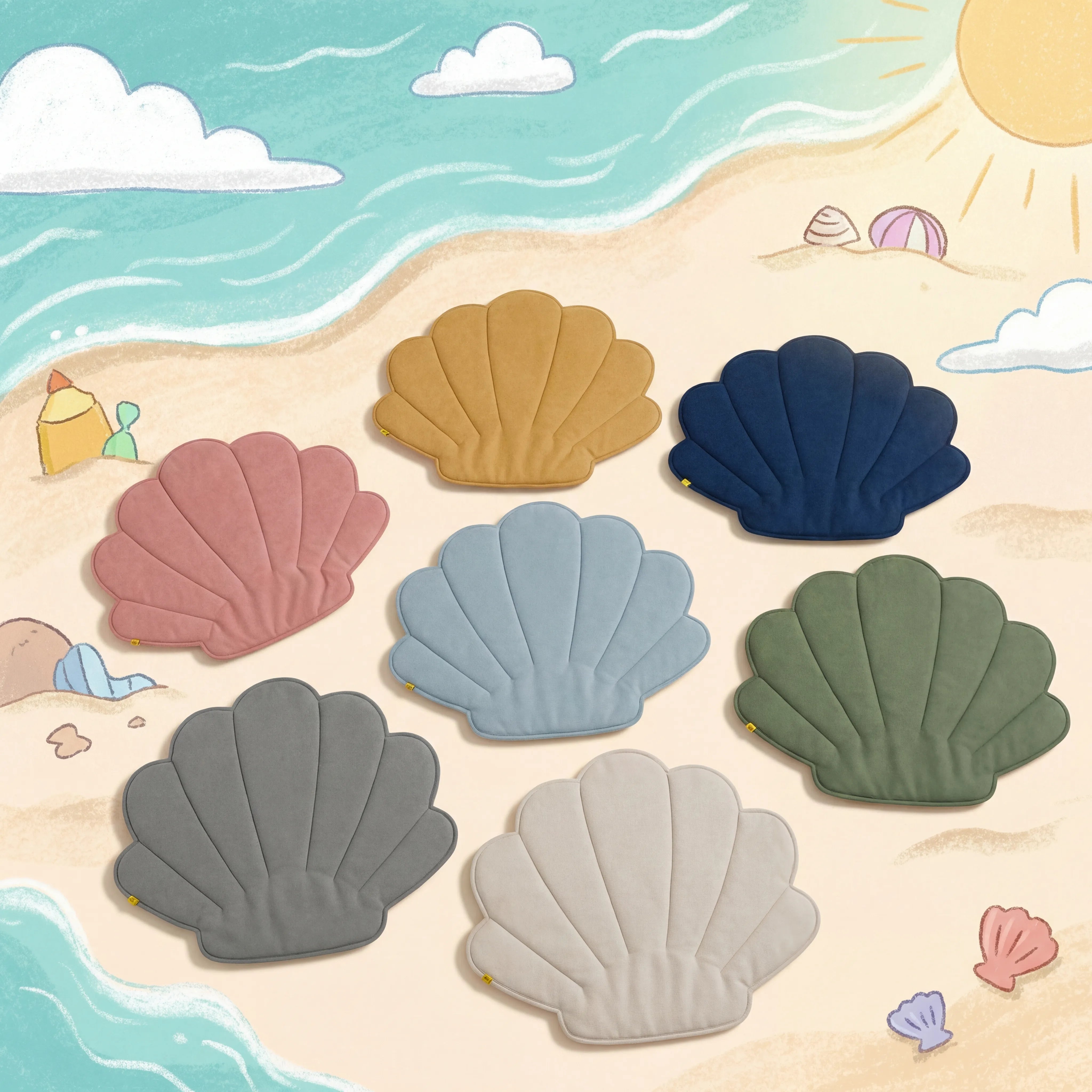 Tapete Concha - Verde Claro