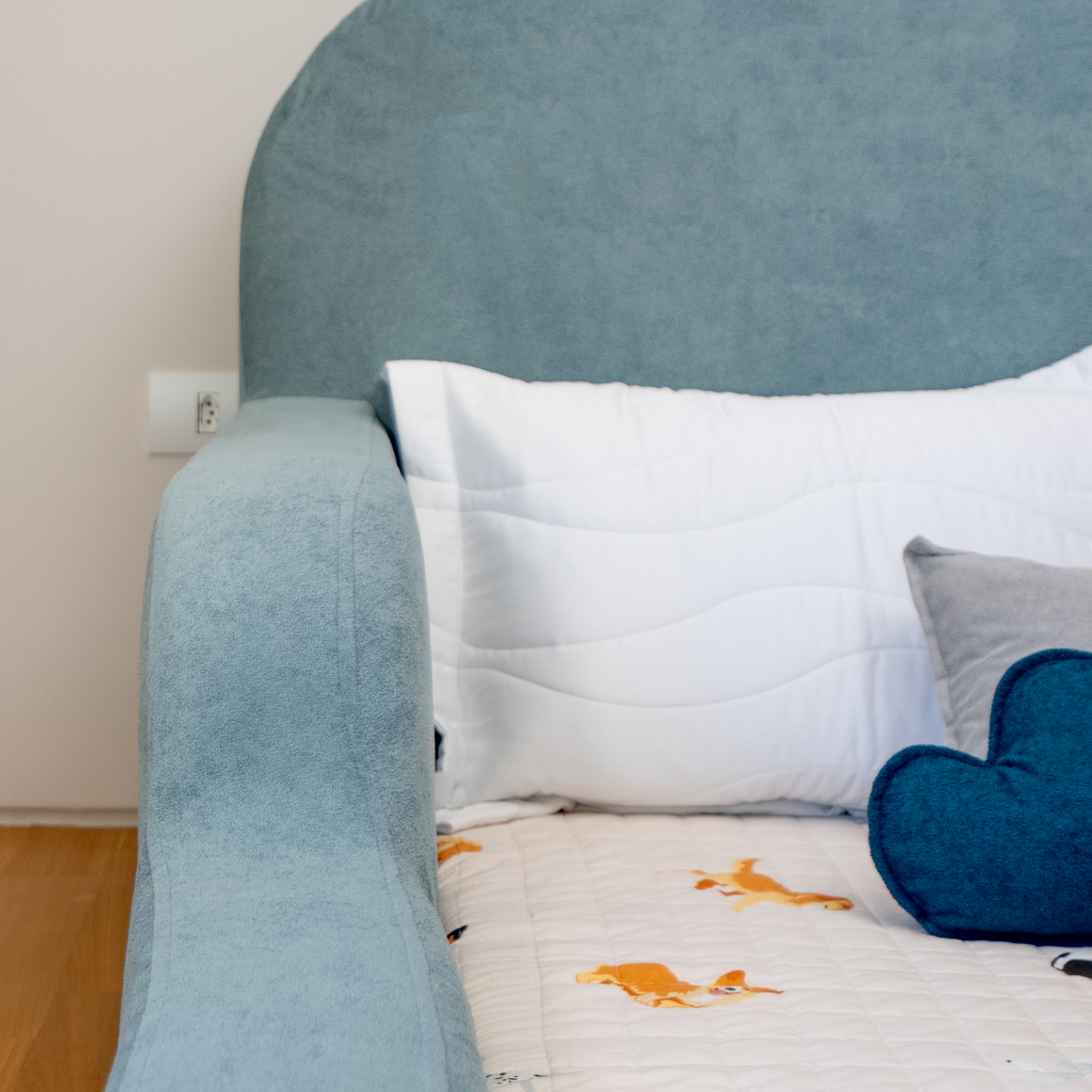 Cama Montessoriana Casal - Azul claro | Little Duck