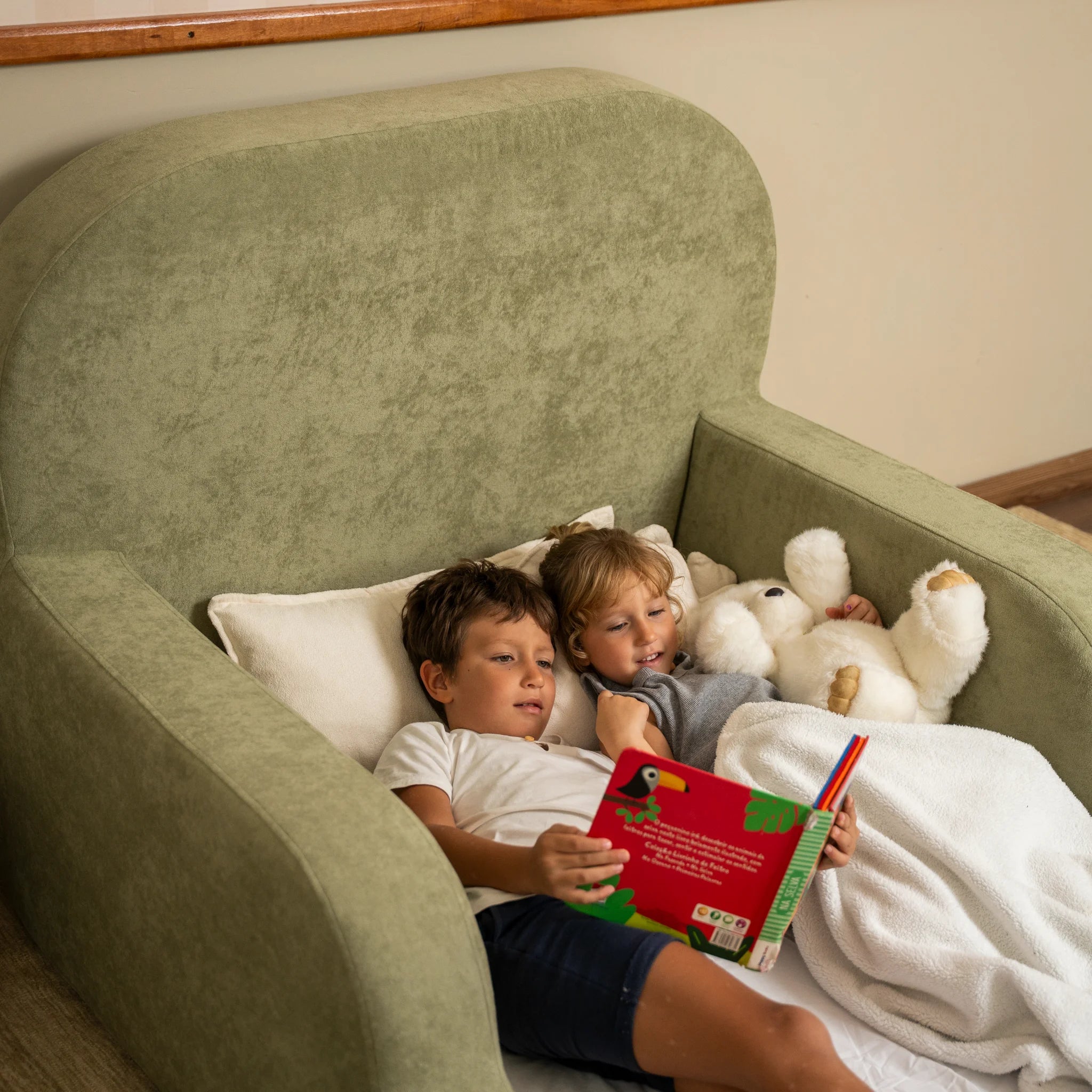 Cama Montessoriana Solteiro - Verde | Little Duck