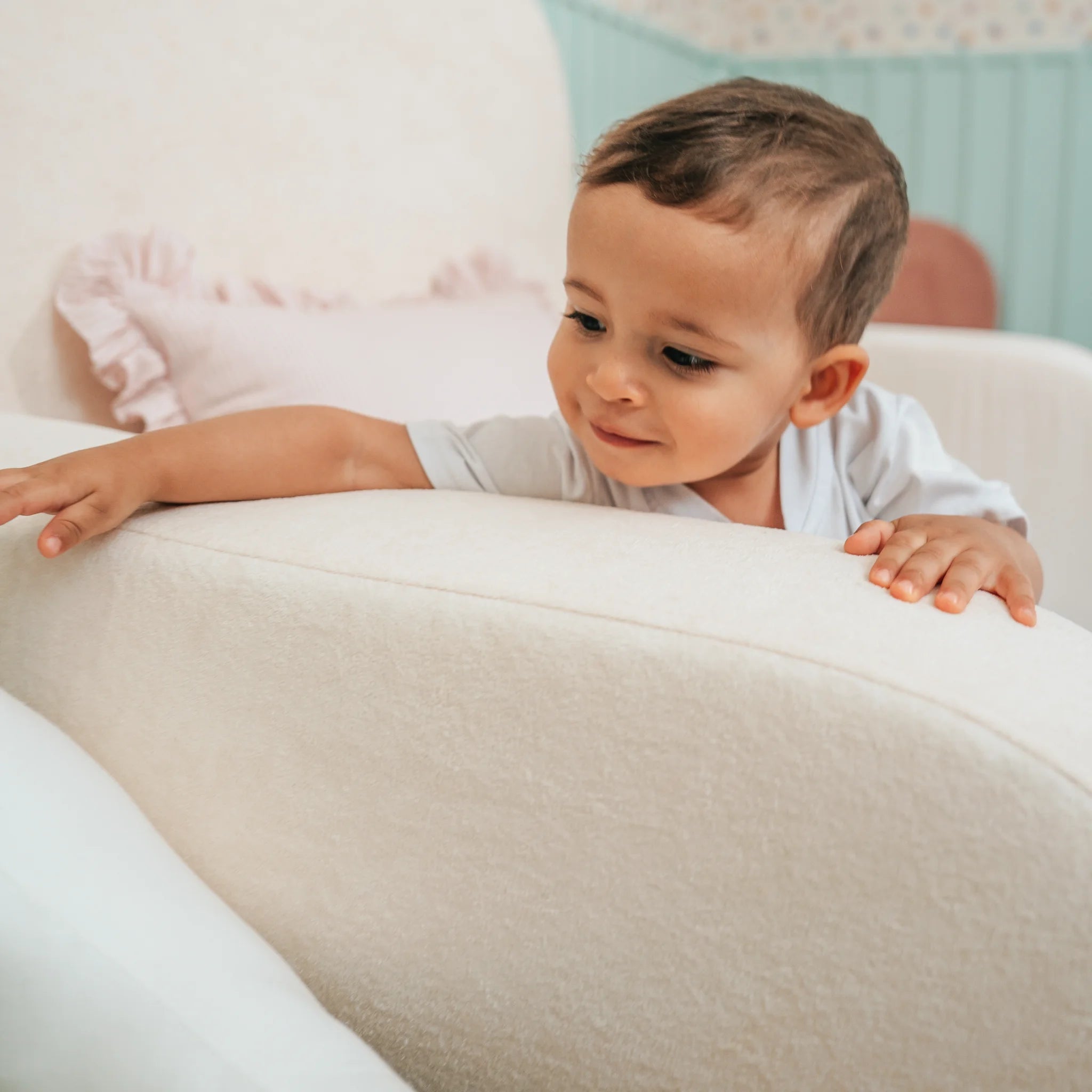 Cama Montessoriana Casal - Linho | Little Duck