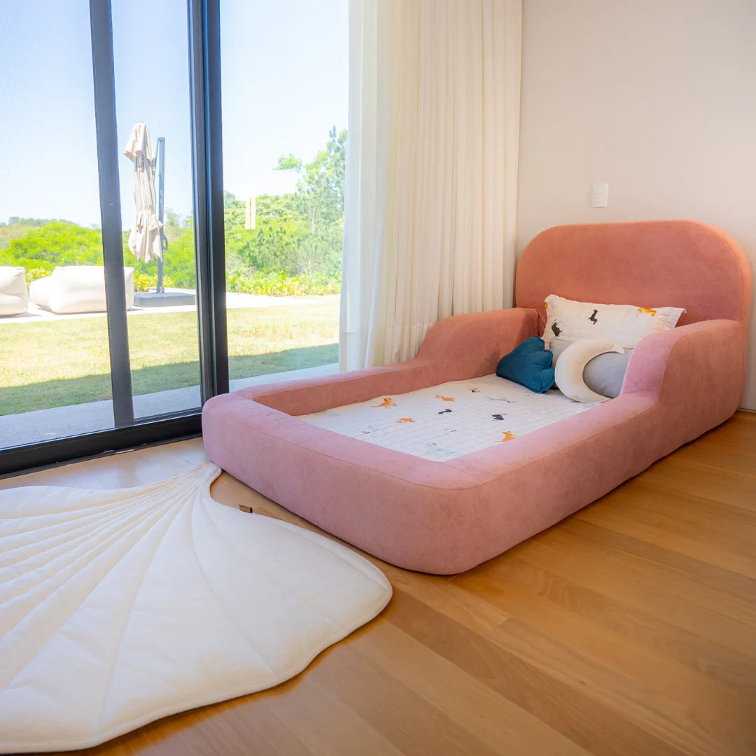 Cama Montessoriana Solteiro - Rosa | Little Duck
