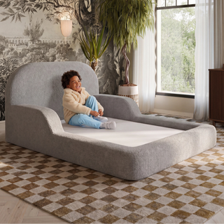 Cama Montessoriana Solteiro - Cinza | Little Duck