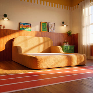 Cama Montessoriana Casal - Mostarda | Little Duck