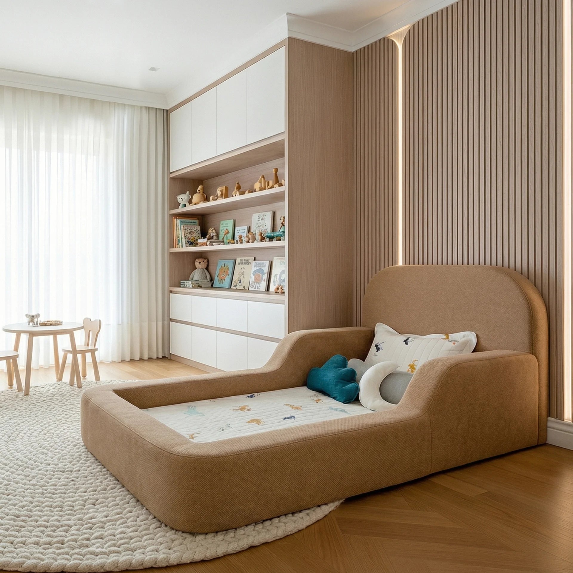 Cama Montessoriana Solteiro - Mostarda | Little Duck