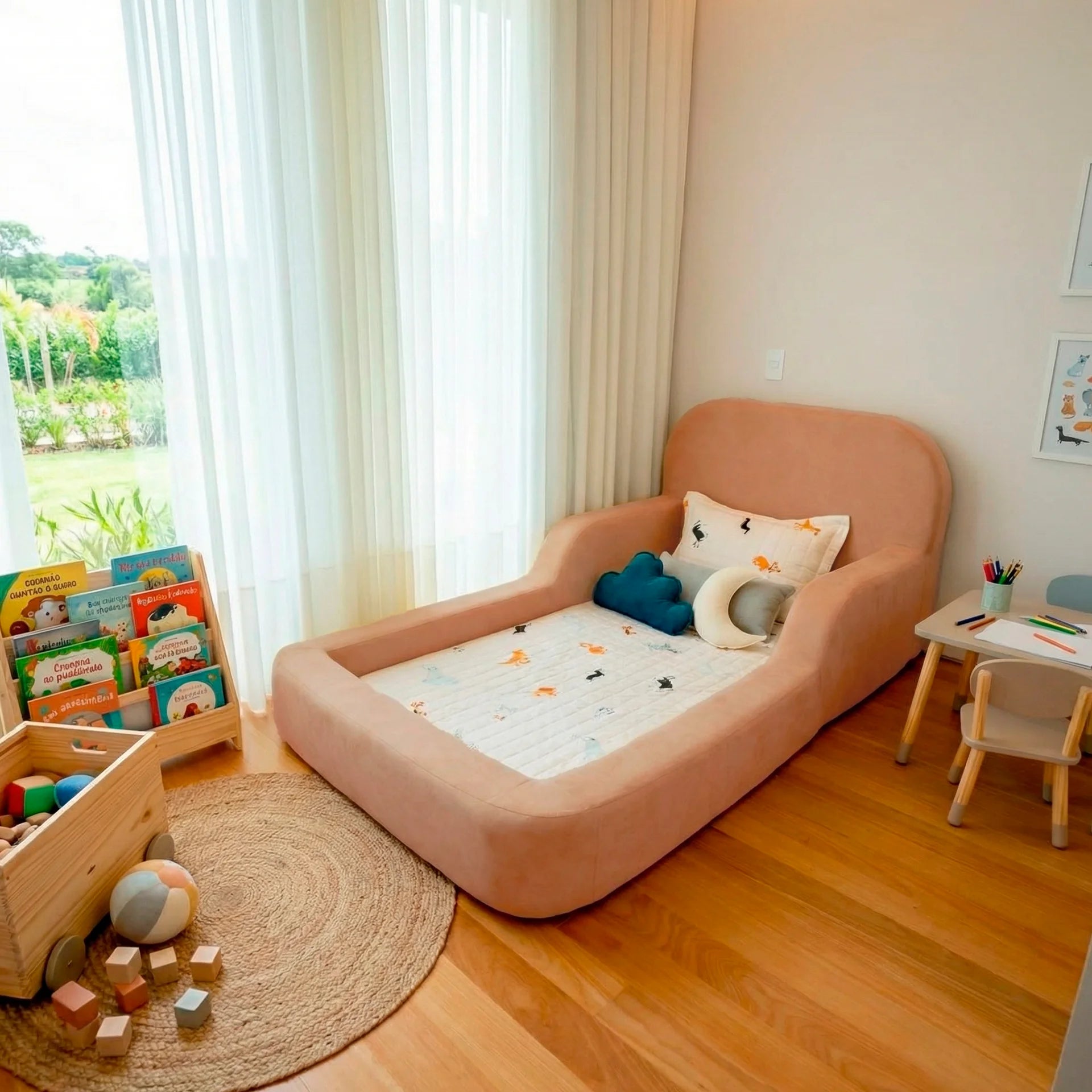 Cama Montessoriana Solteiro - Mostarda | Little Duck