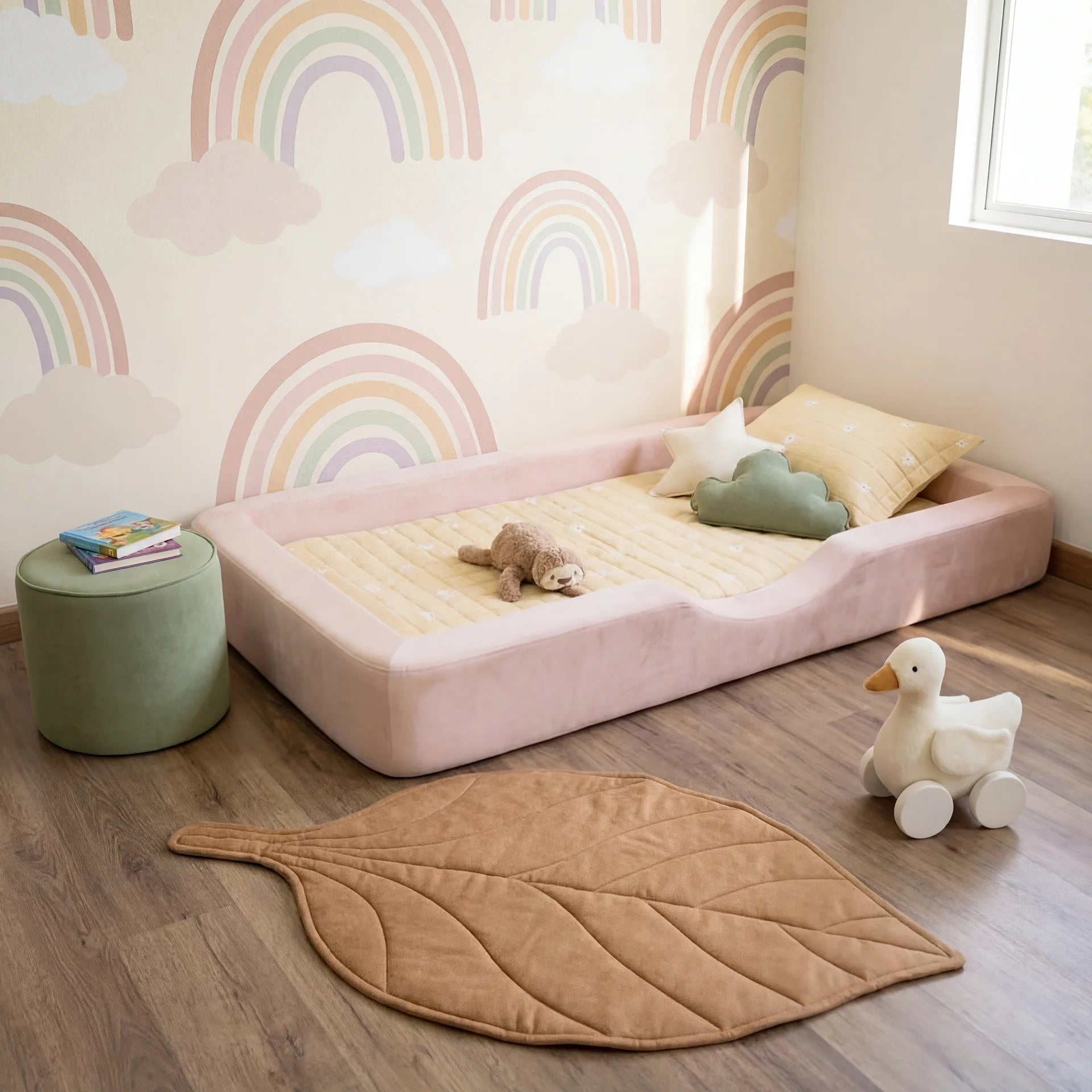 Cama Montessoriana Light - Rosa Claro | Little Duck